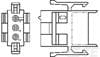 TE CONNECTIVITY / AMP 1-640507-0 PLUG & SOCKET HOUSING