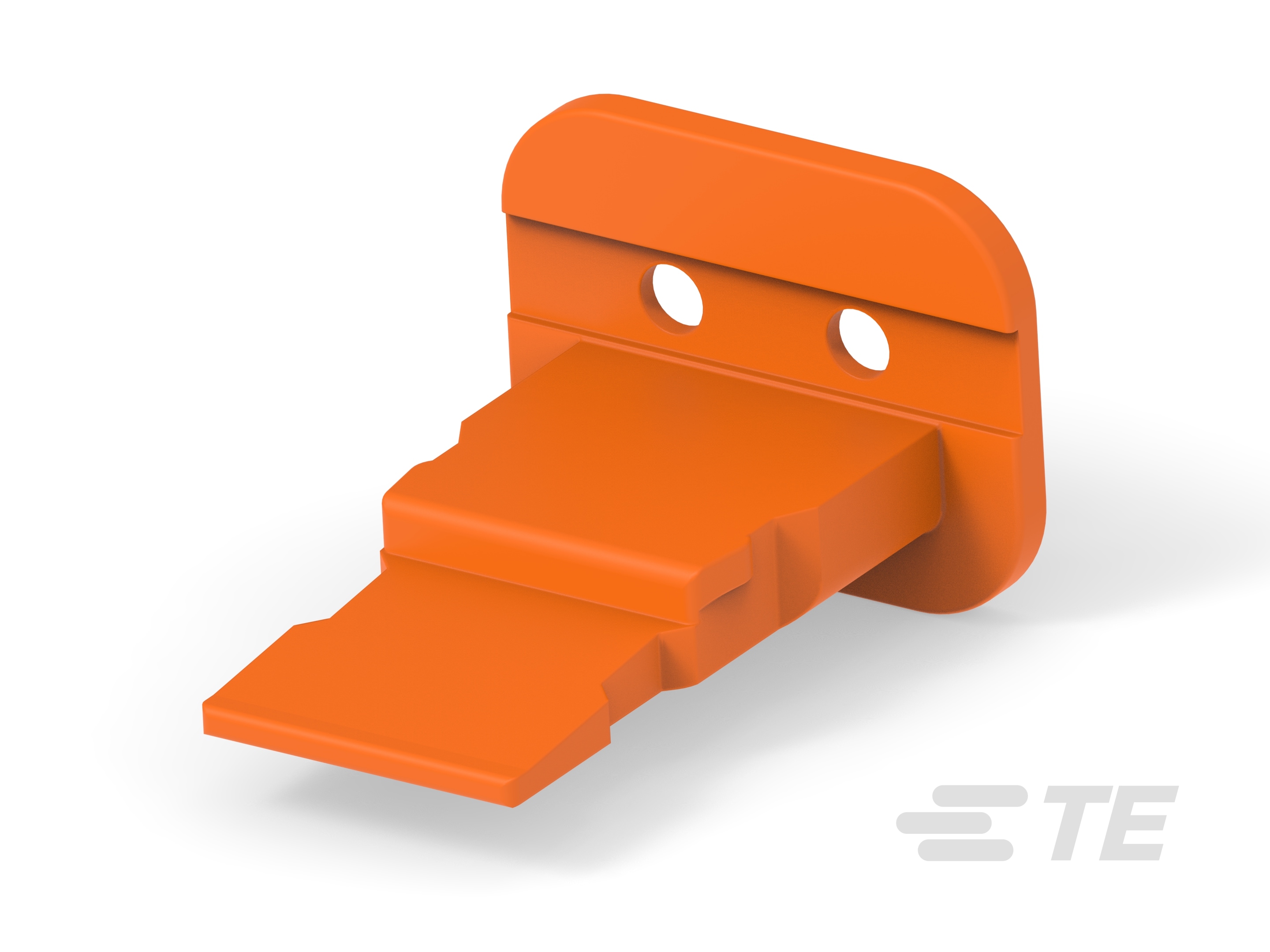 WEDGE LOCK, 2P, PLG, ORG, STD, DT-W2S