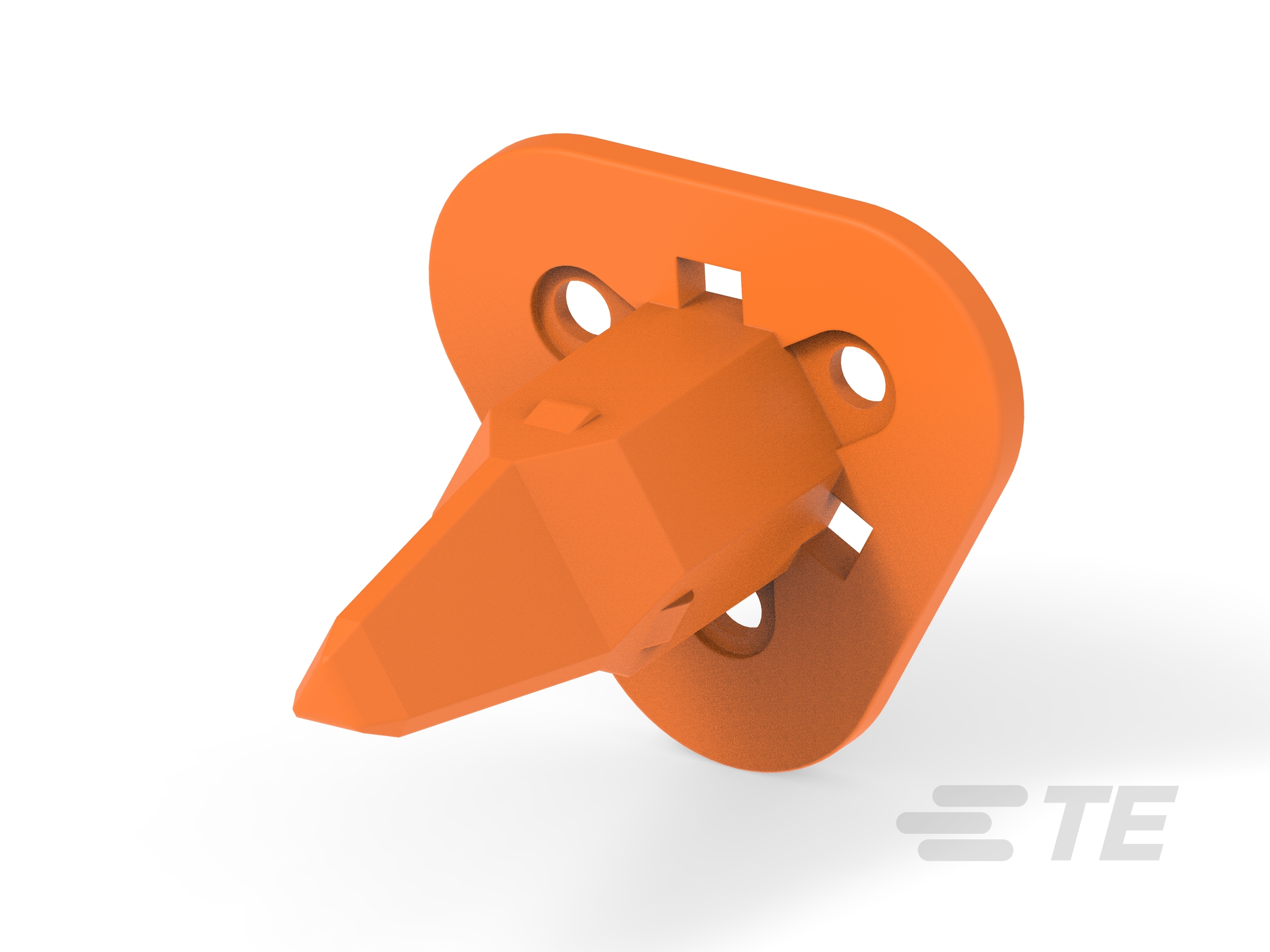 WEDGE LOCK, 3P, PLG, ORG, STD, DT-W3S