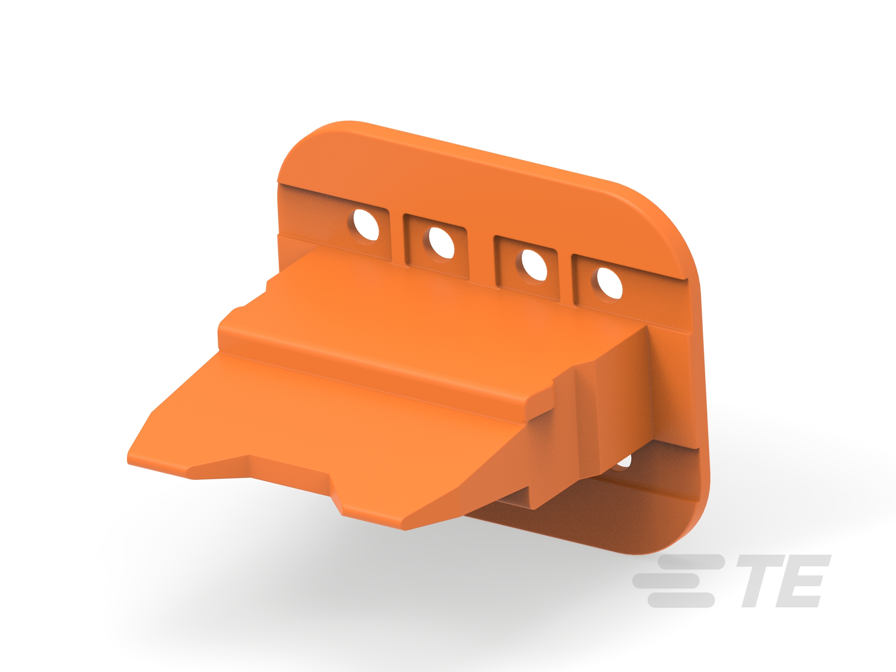 WEDGE LOCK, 8P, PLG, ORG, STD, DT-W8S