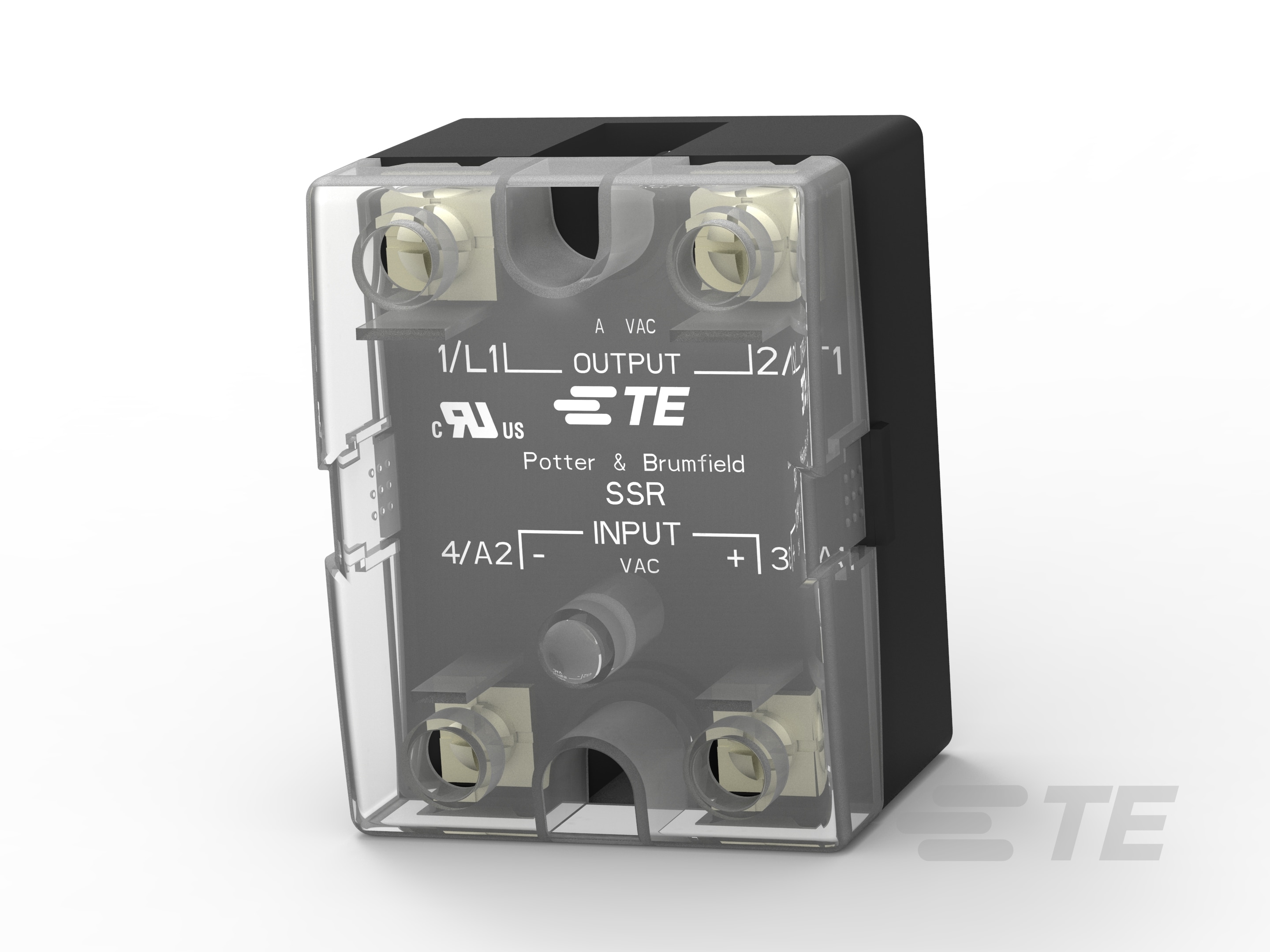 SSR-480D50=PANEL MOUNT,50A,600VAC-DC i/p-3-1393030-1