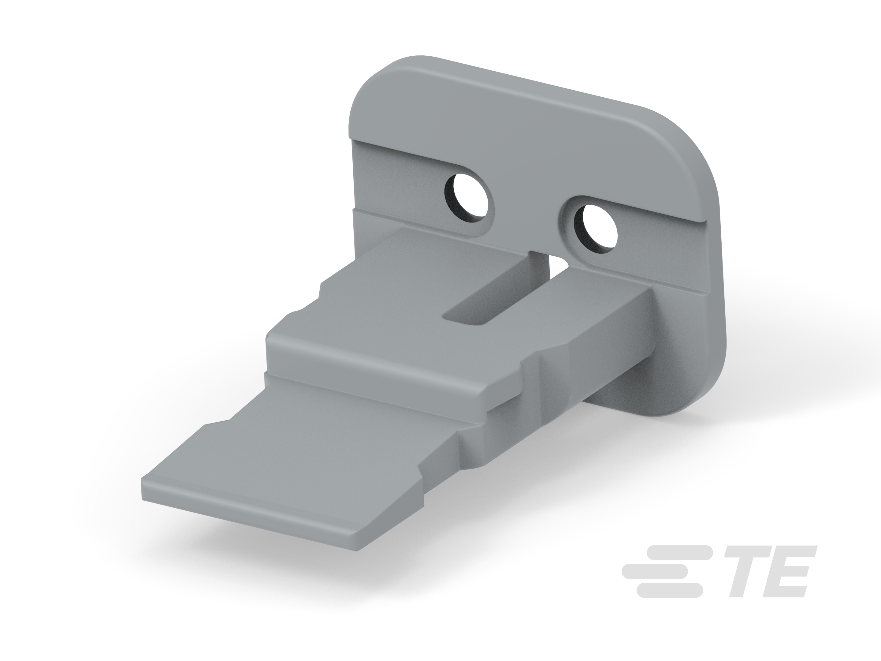 WEDGE LOCK, 2P, PLG, GRY, STD, DT, A-W2SA