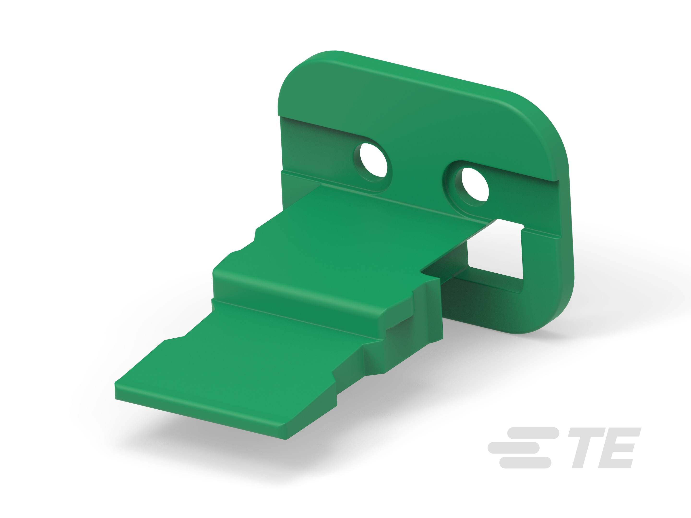 WEDGE LOCK, 2P, PLG, GRN, STD, DT, C-W2SC