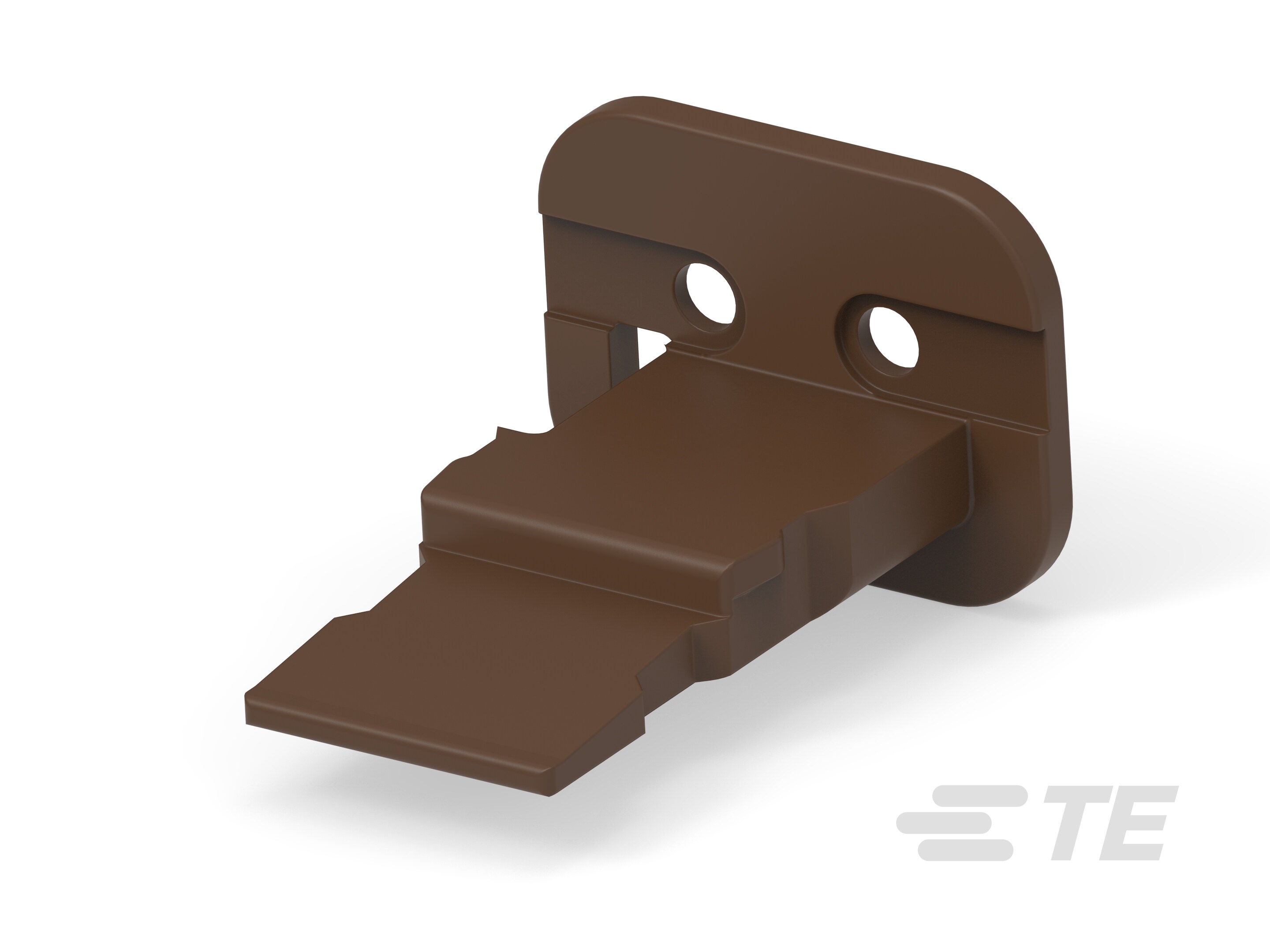 WEDGE LOCK, 2P, PLG, BRN, STD, DT, D-W2SD
