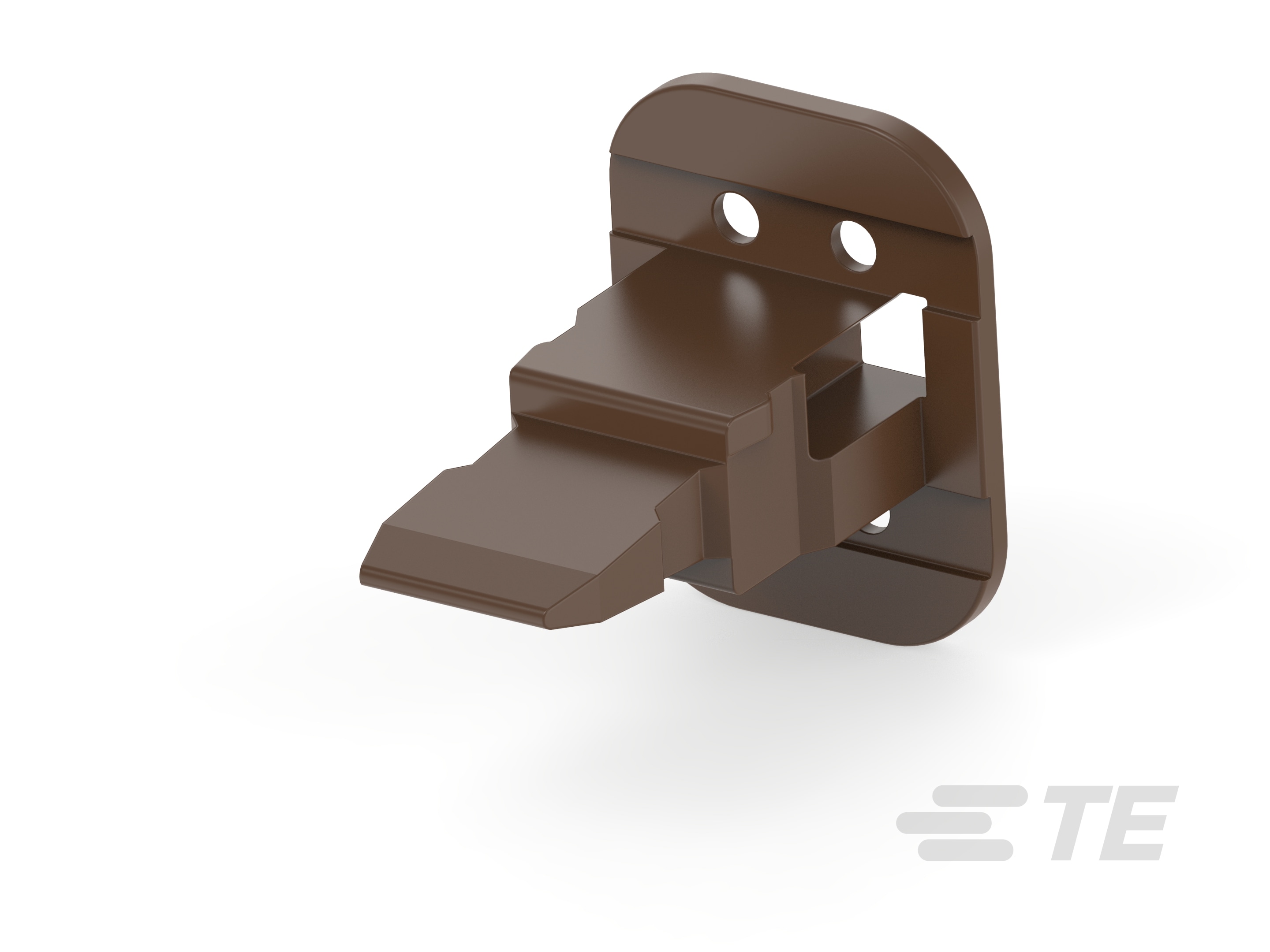 WEDGE LOCK, 4P, PLG, BRN, STD, DT, D-W4SD