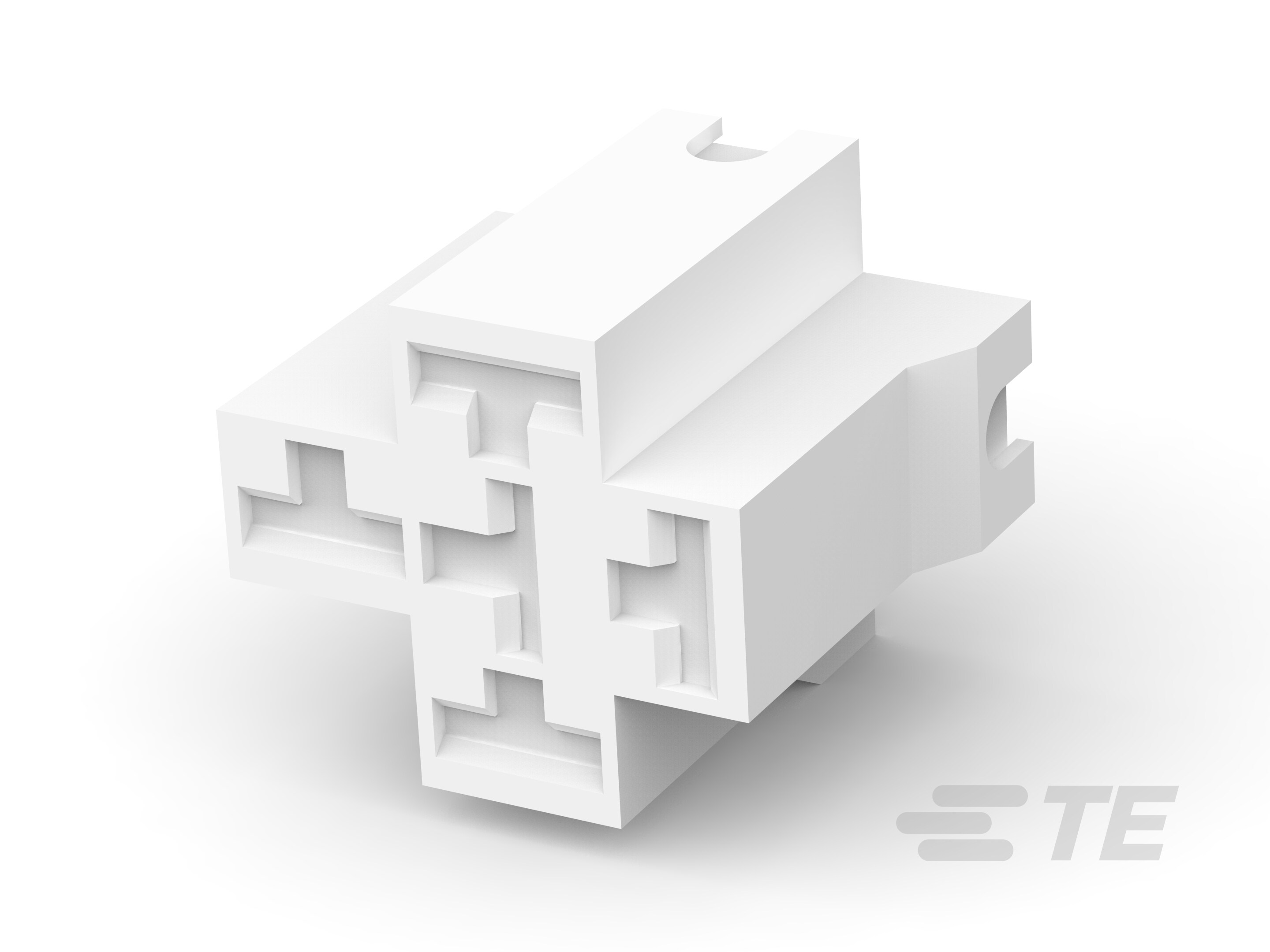 RELAY BASE MOLDING NATURAL 6.6 NYLON-626040