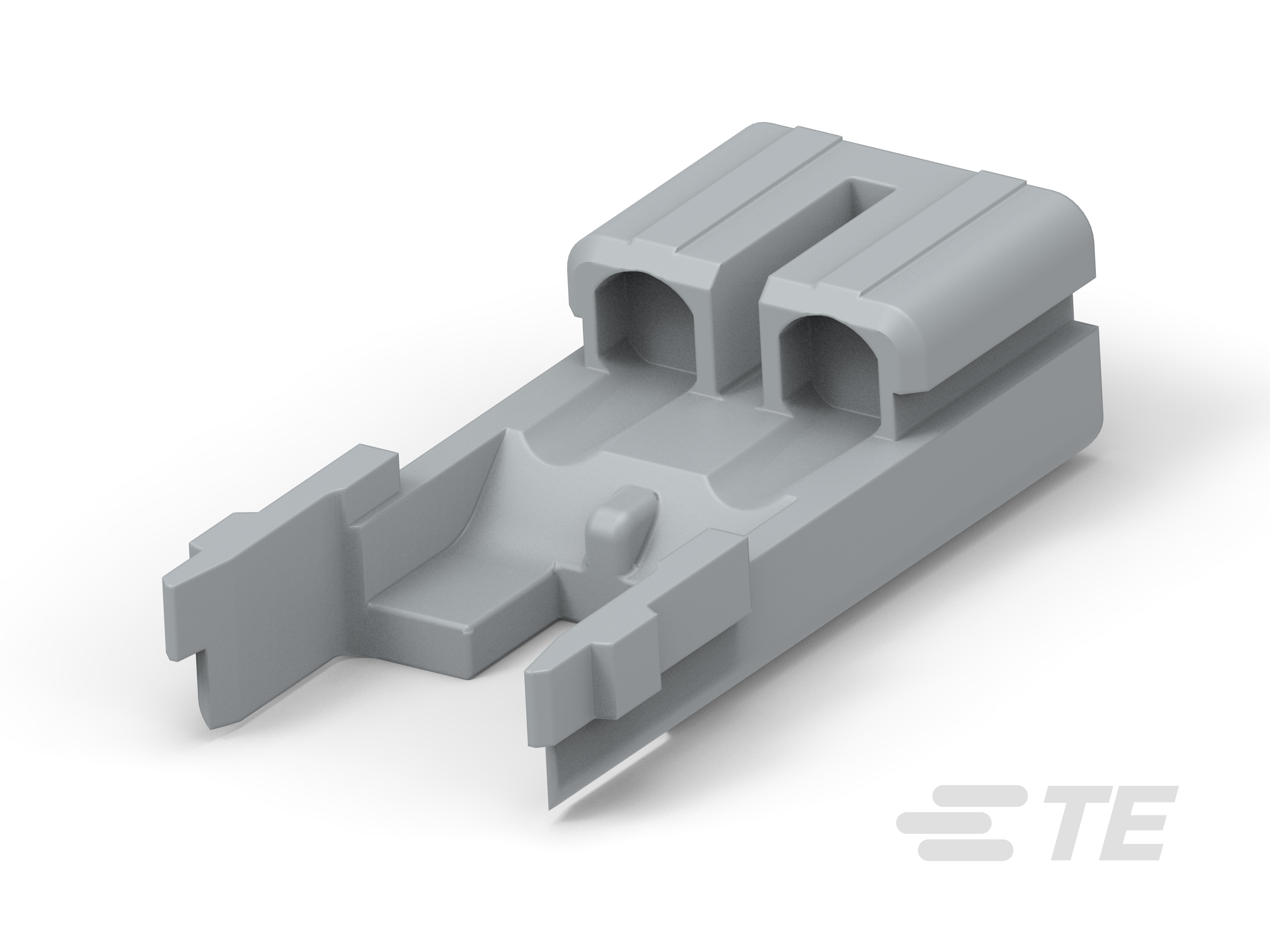 WEDGE LOCK, 2P, PLG, GRY, DTMH, A-WMH-2SA