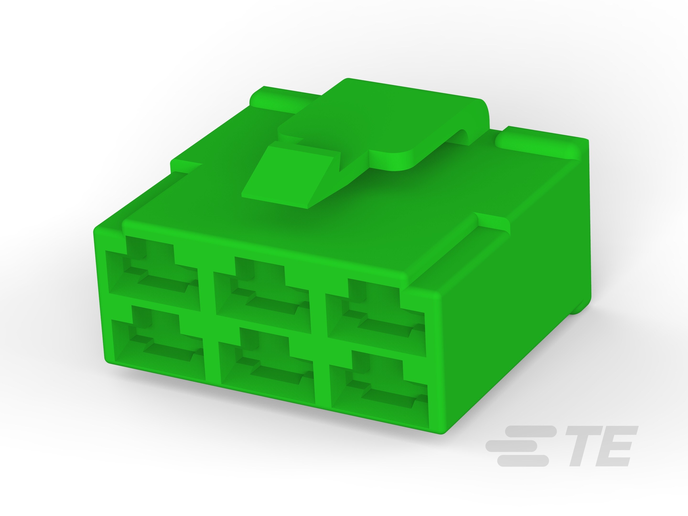 FF 250 PLUG HSG 6P NYLON GREEN-171898-4