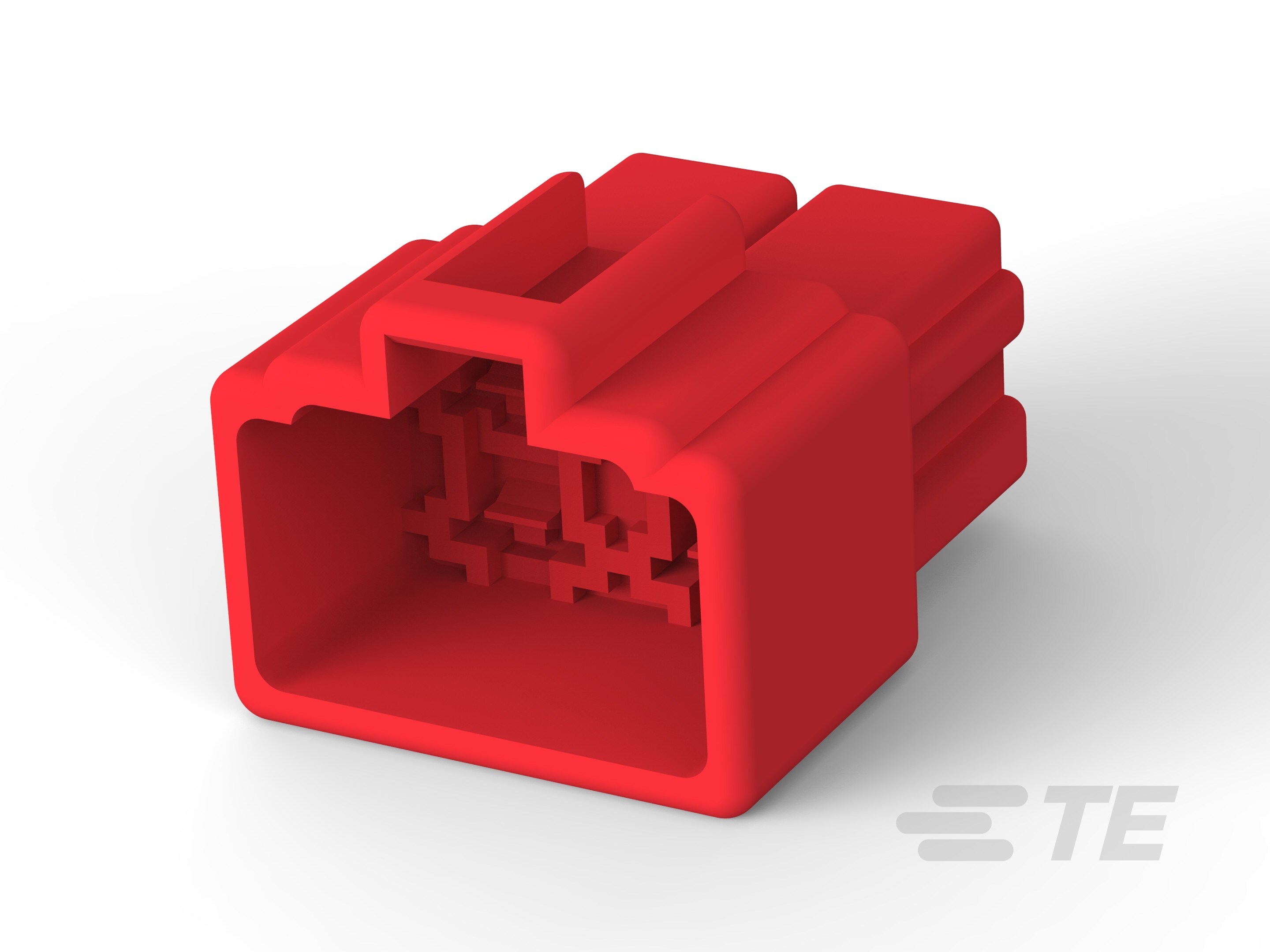 FF 250 REC HSG 4P NYLON RED-172133-9