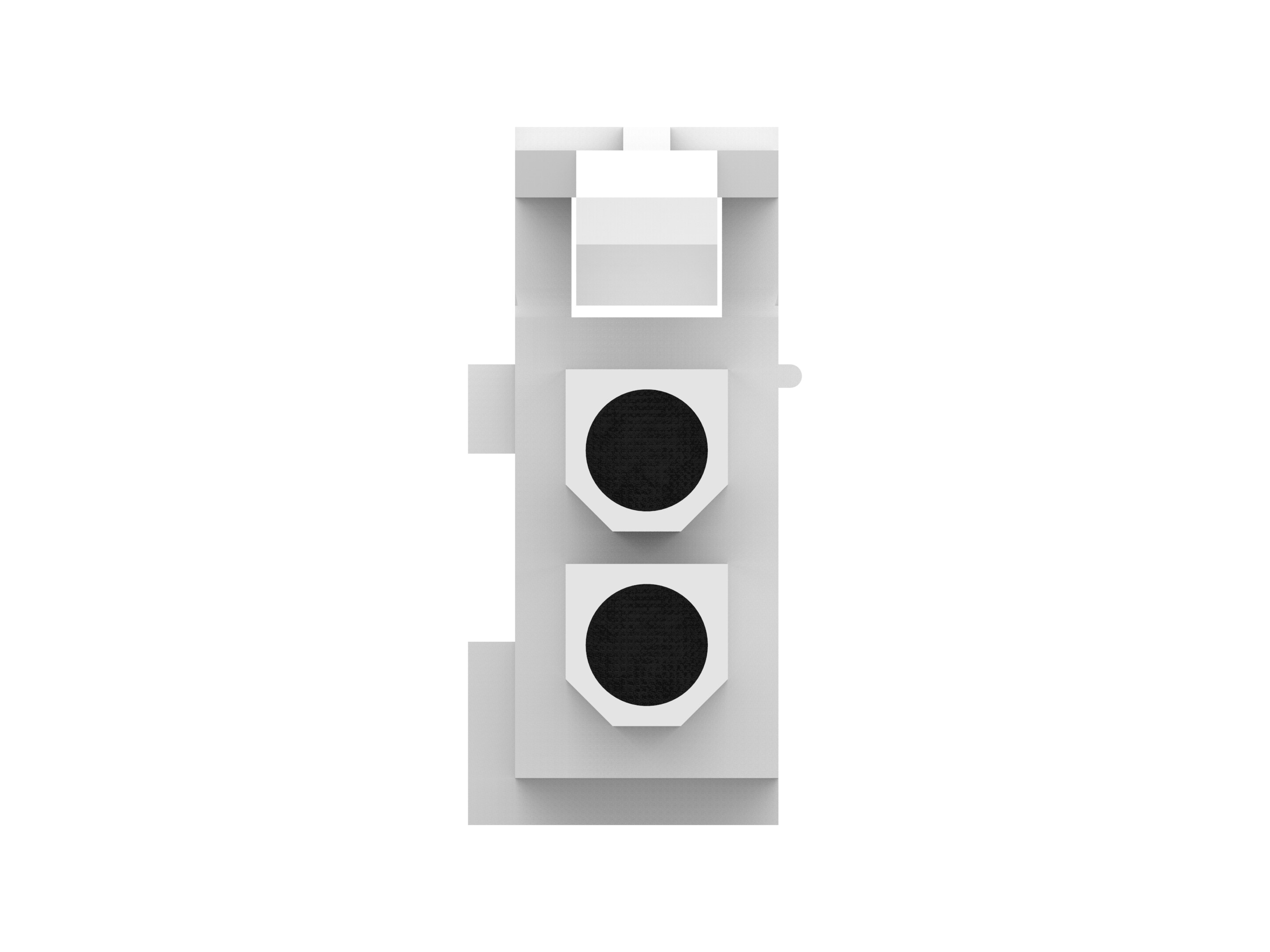 Plug Pack of 100 Connector Housing 172336-1 4.14 mm, Mini Universal MATE-N-LOK Series 2 Positions