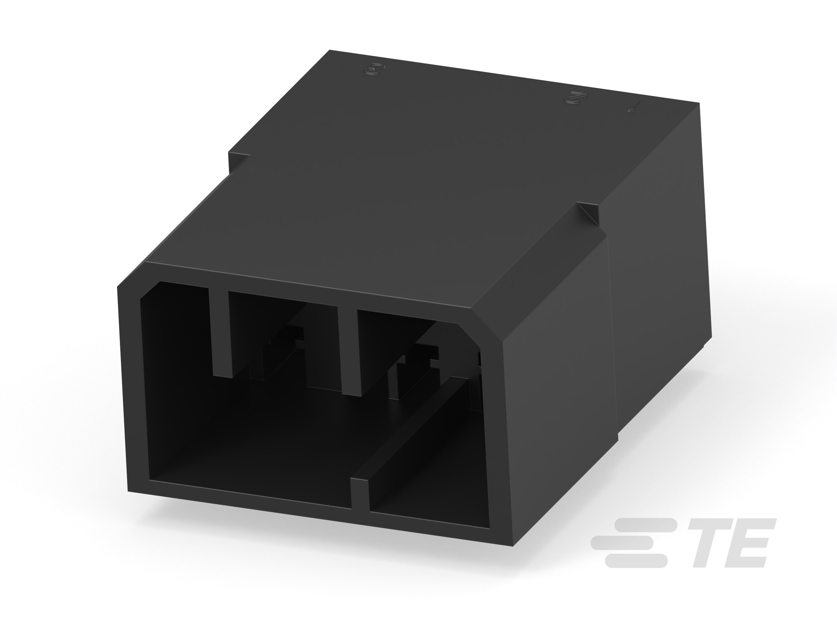 070 MLC W-W CAP HSG 8P BLACK-174931-2