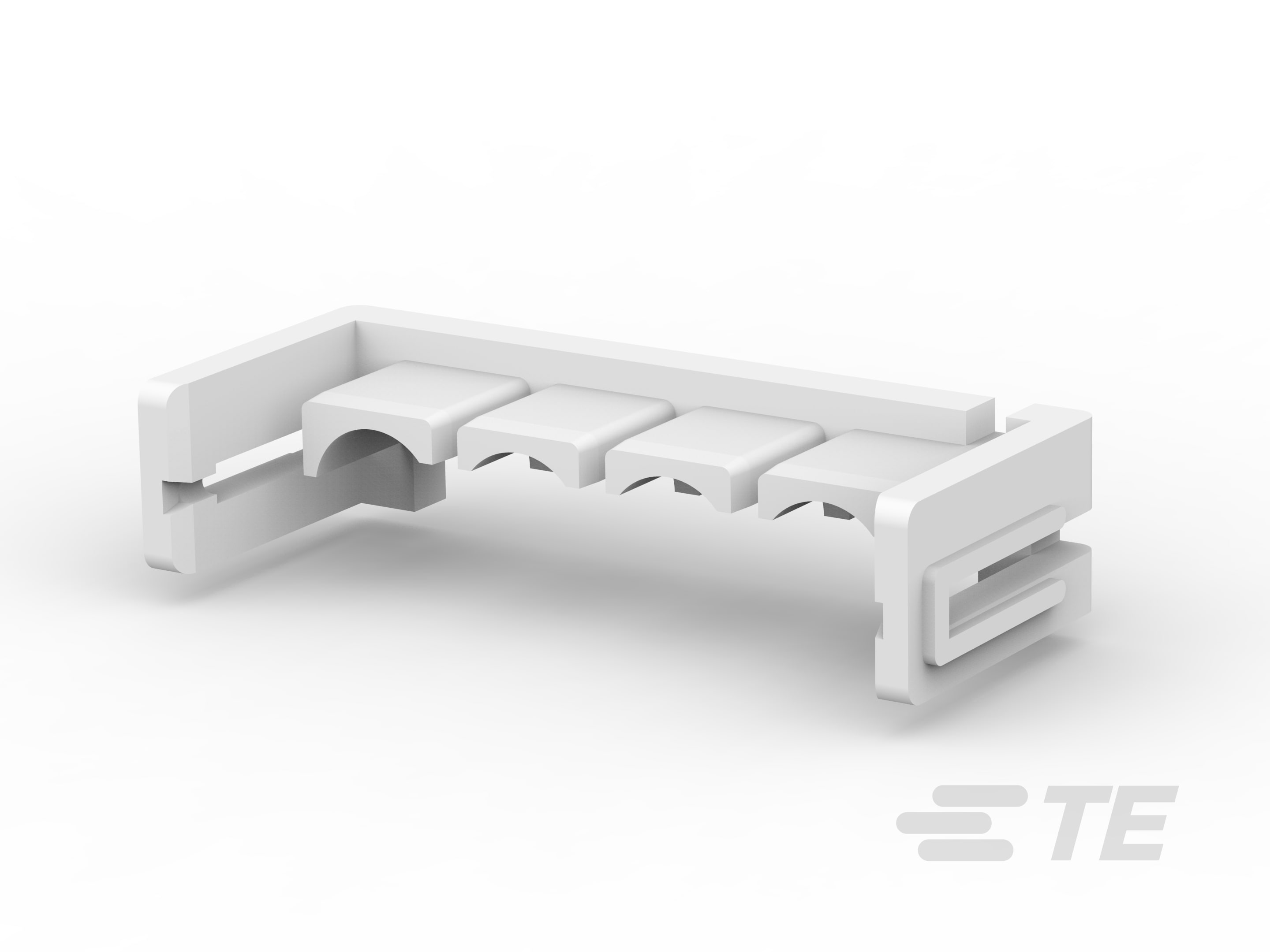POWER DBL LOCK PLATE 3.96MM 4POS-177920-1