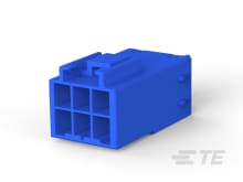 AMP POWER DBL LOCK CAP HSG 6P-179466-6