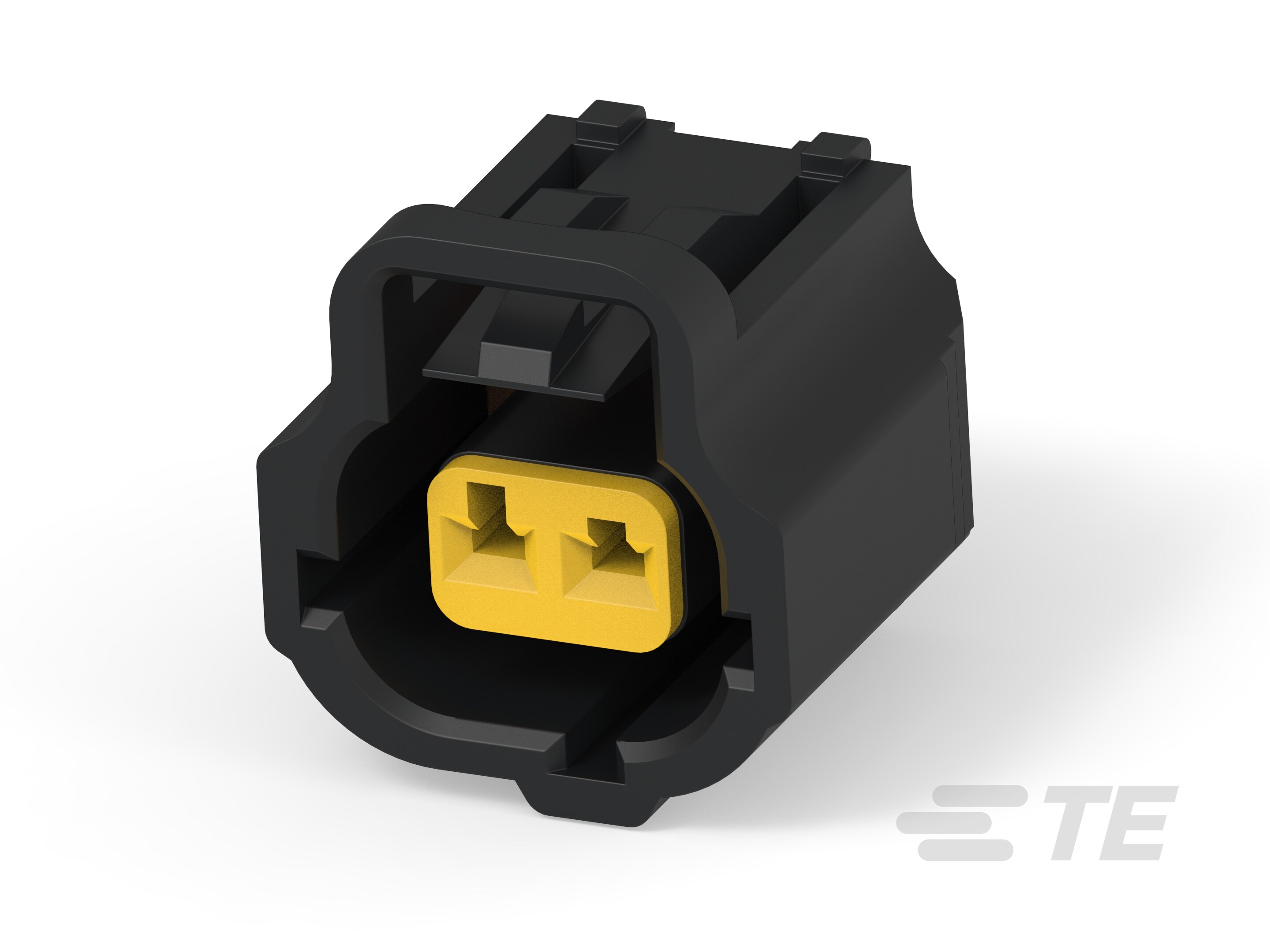 2 POS. PLUG ASSY, KEY H, BLACK-184014-1