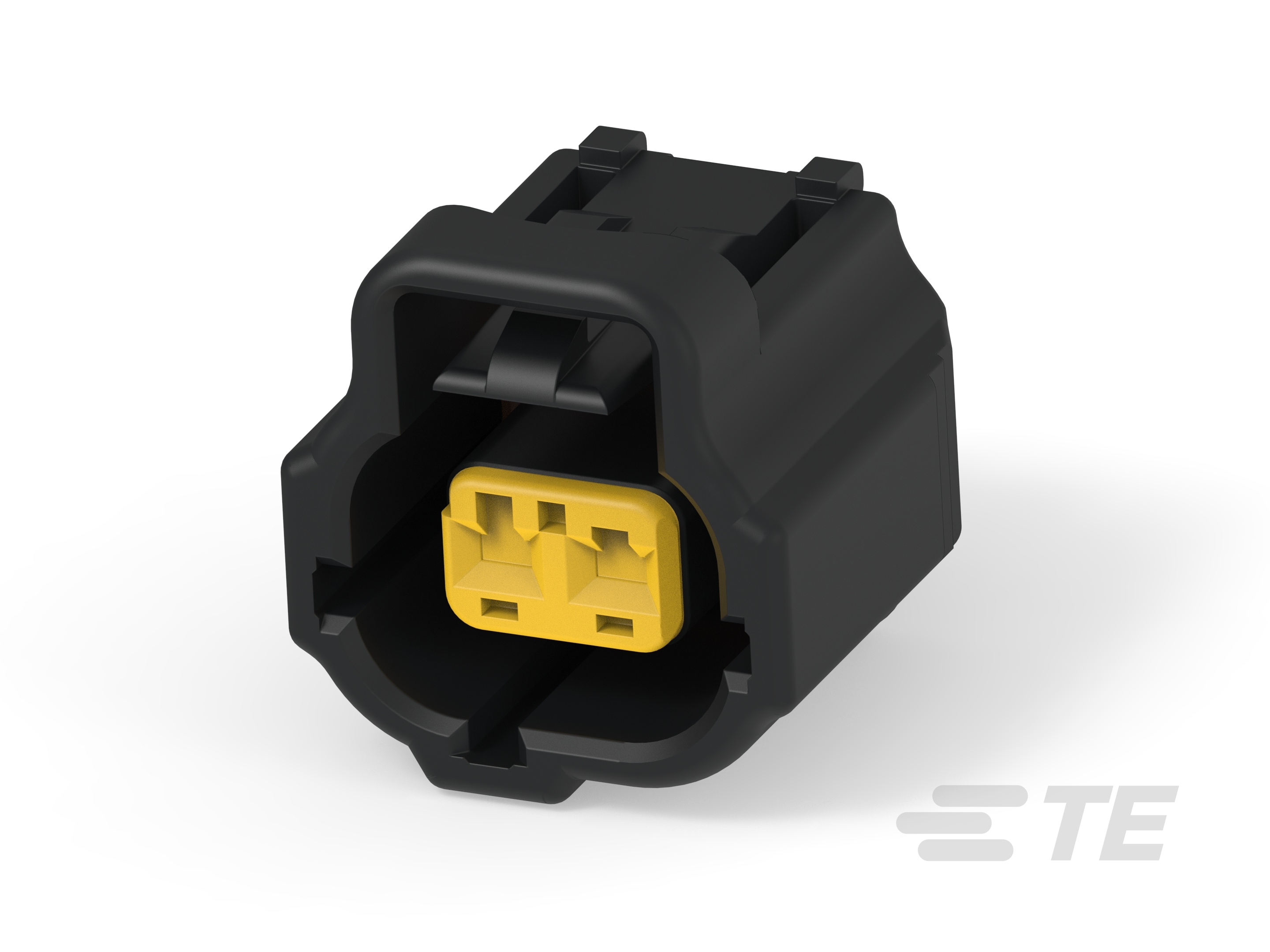 2 POS. PLUG ASSY, KEY M, BLACK-184022-1