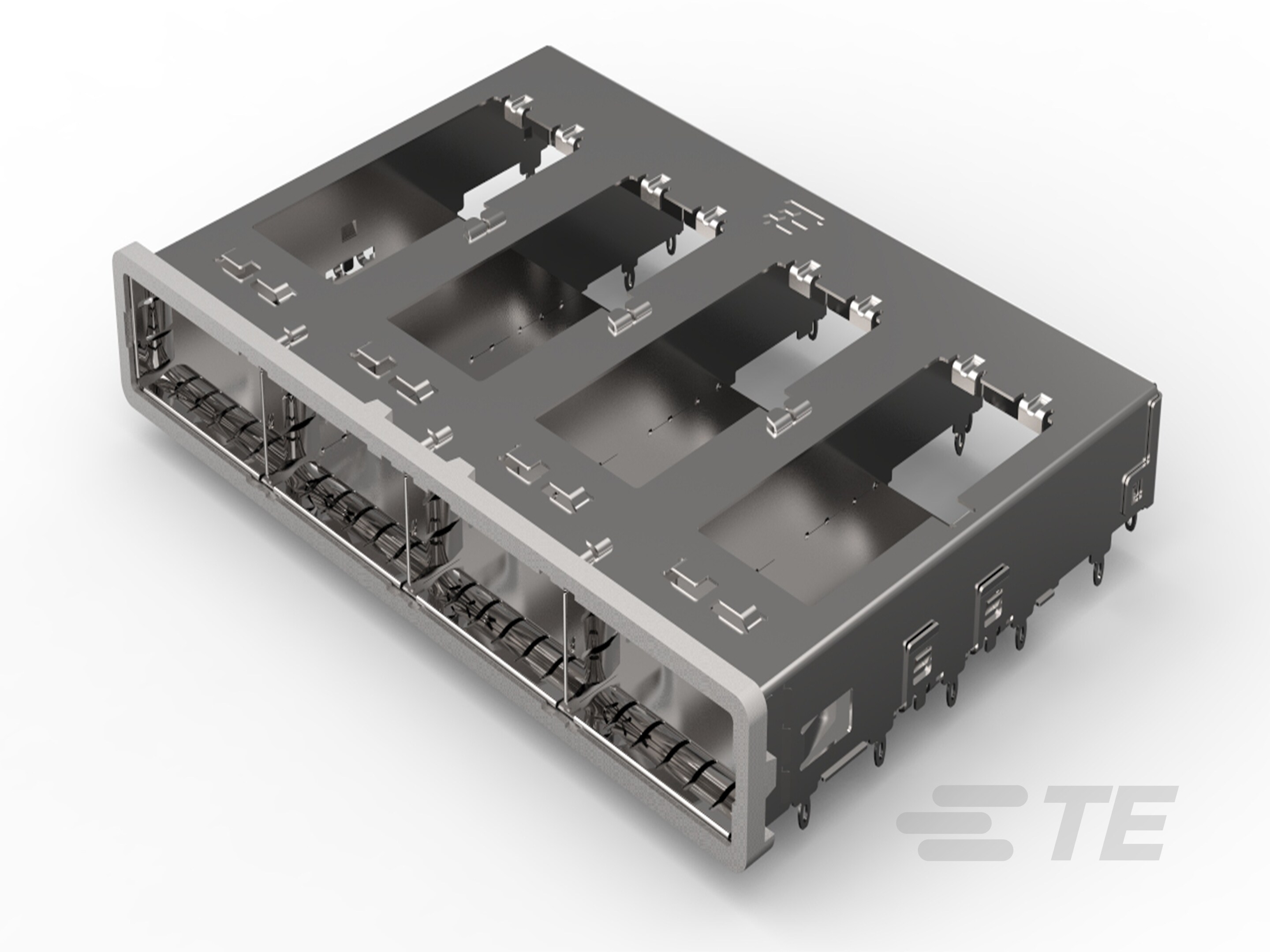 1X4 QSFP CAGE ASSY BEHIND BZL-2007667-5
