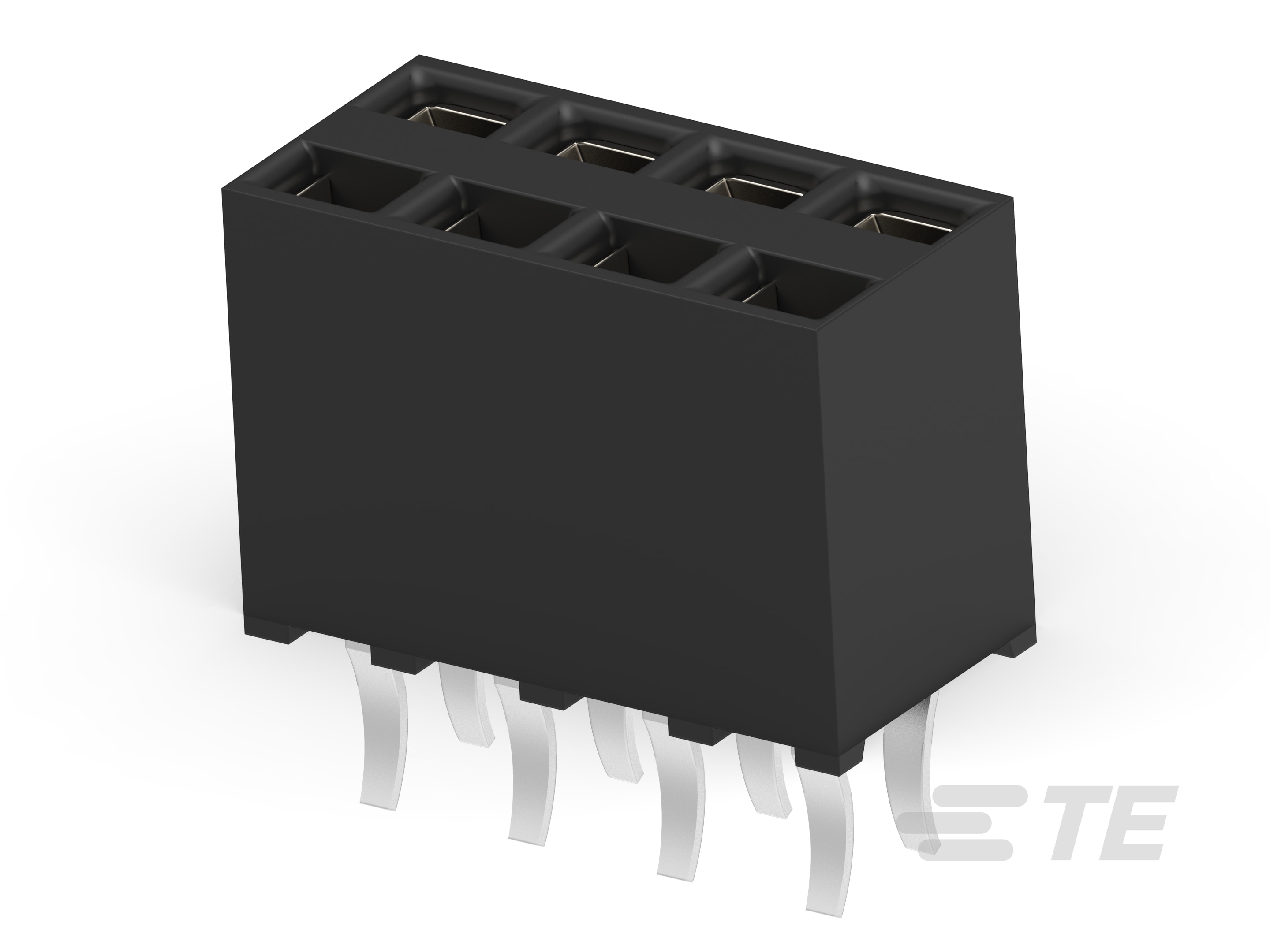 2X4P HV100 REC CON. TE, 7.0MM-215307-4