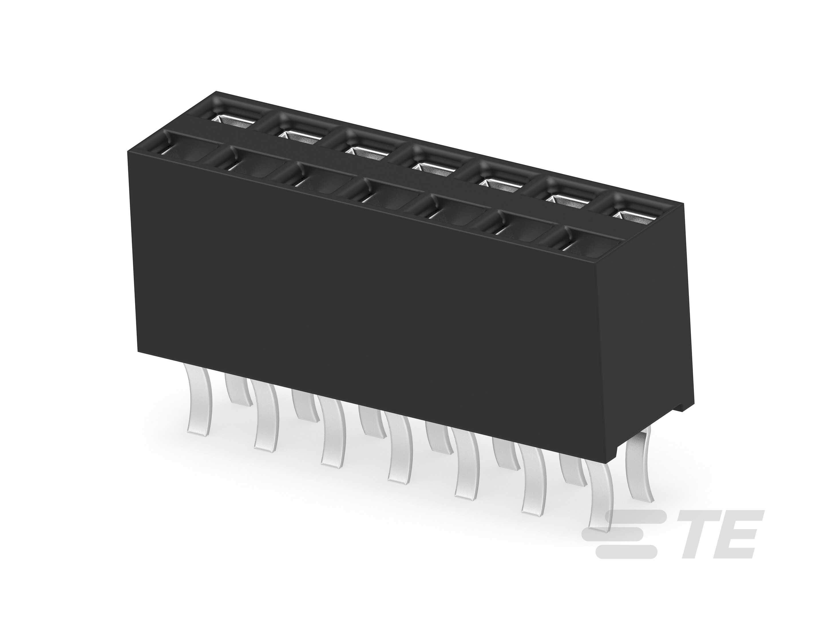 2X 7P HV100 REC CON. TE, 7.0MM,TIN-215308-7