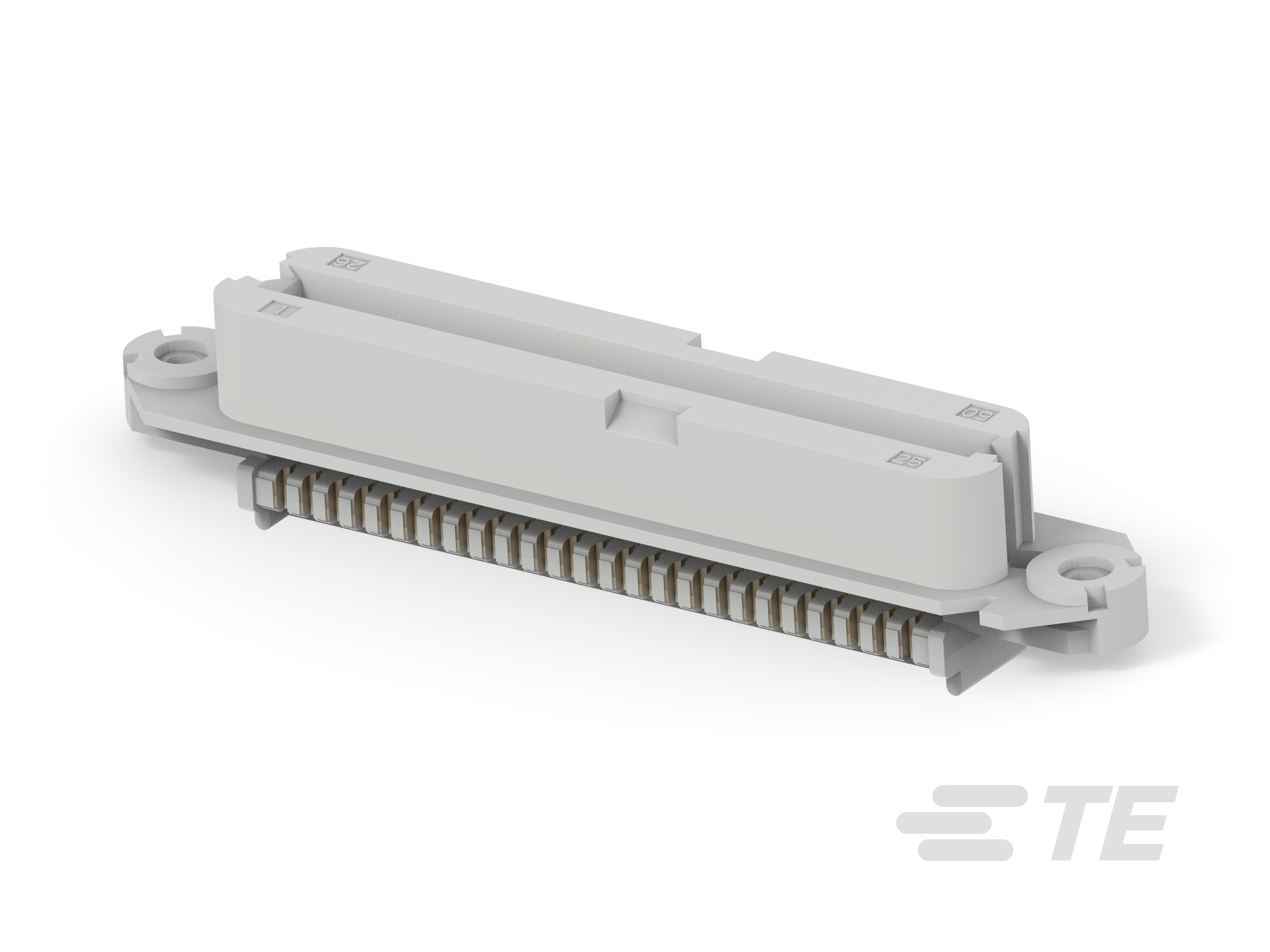 ASSY,RCPT,50POS,B SLOT,GRY HSG-229975-4