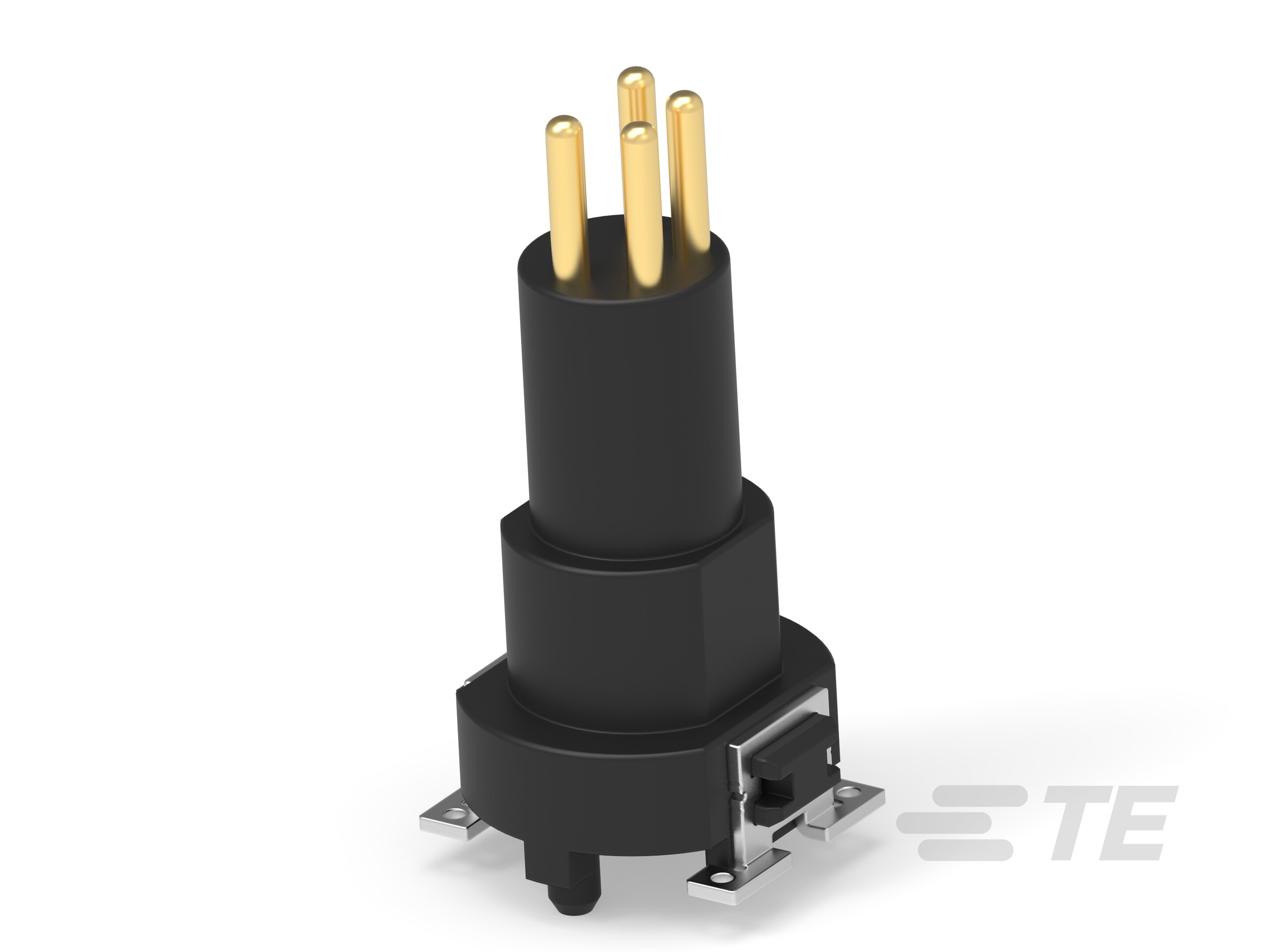 M8 MALE, A CODE, 4P, 16.25MM SMT-234235-E