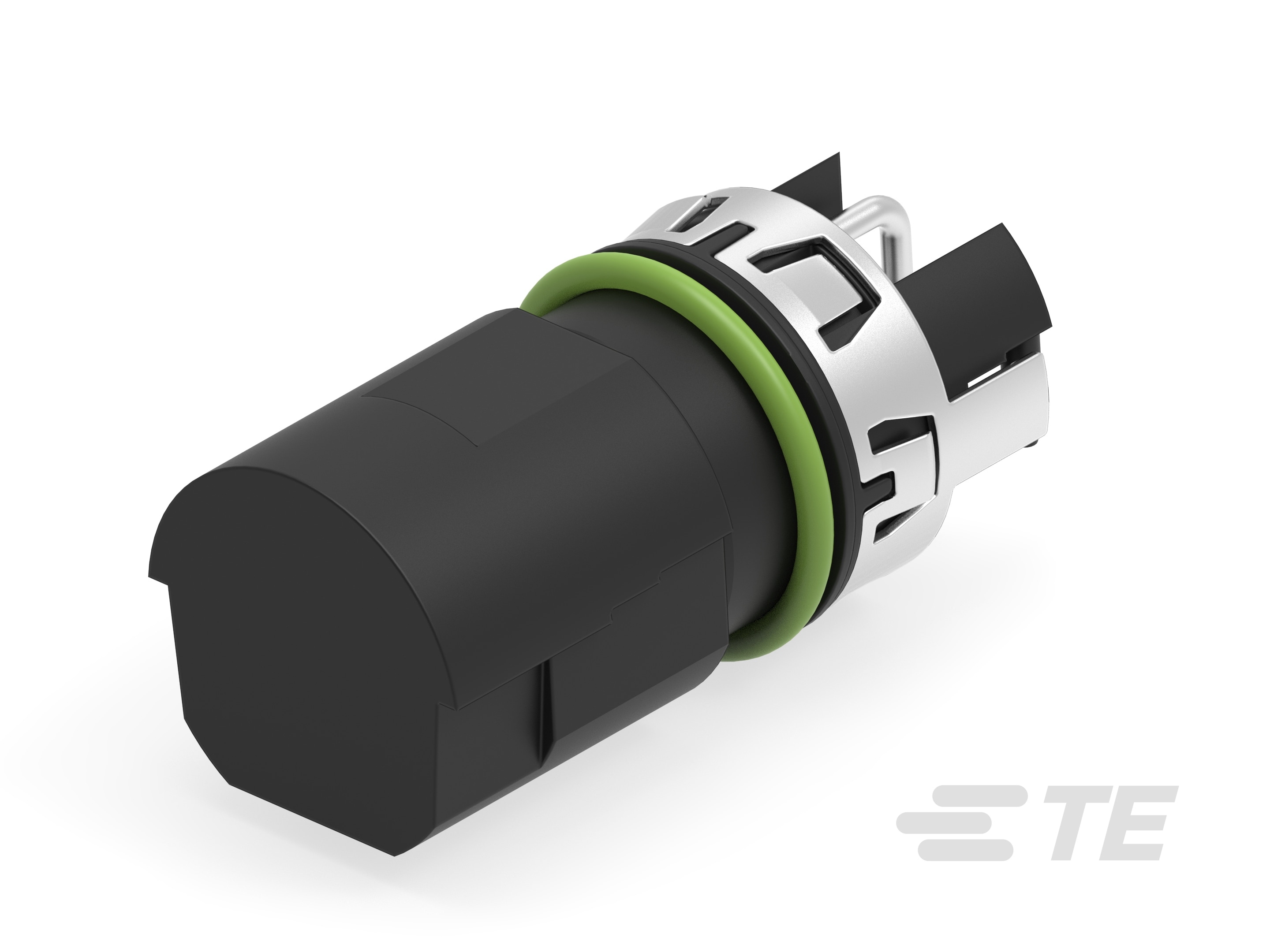 M12 MALE, UNI CODE,RA, 4P THR REAR MOUNT-235221-E