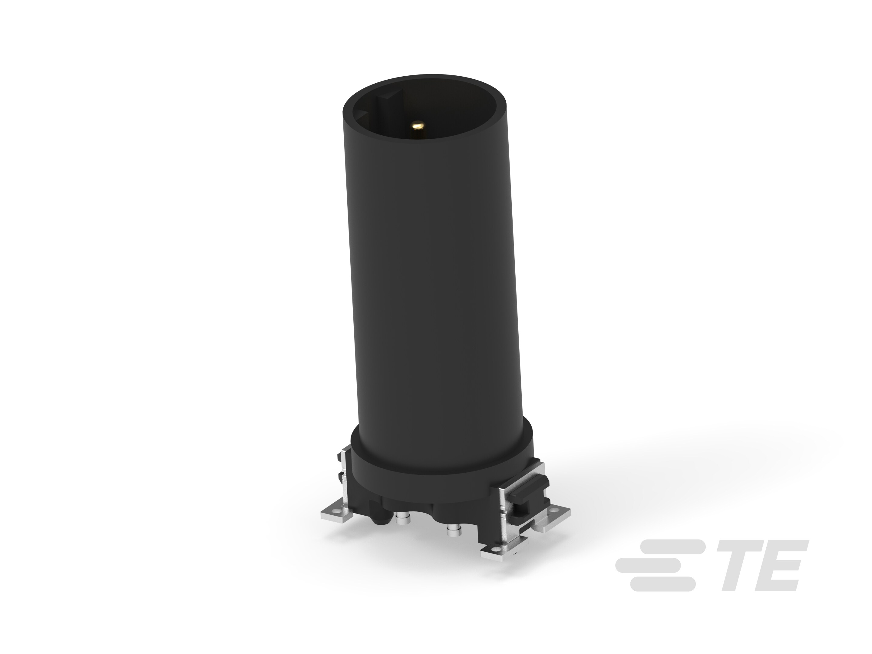 M12 MALE, D CODE, 4P, 17MM SMT-244798-E