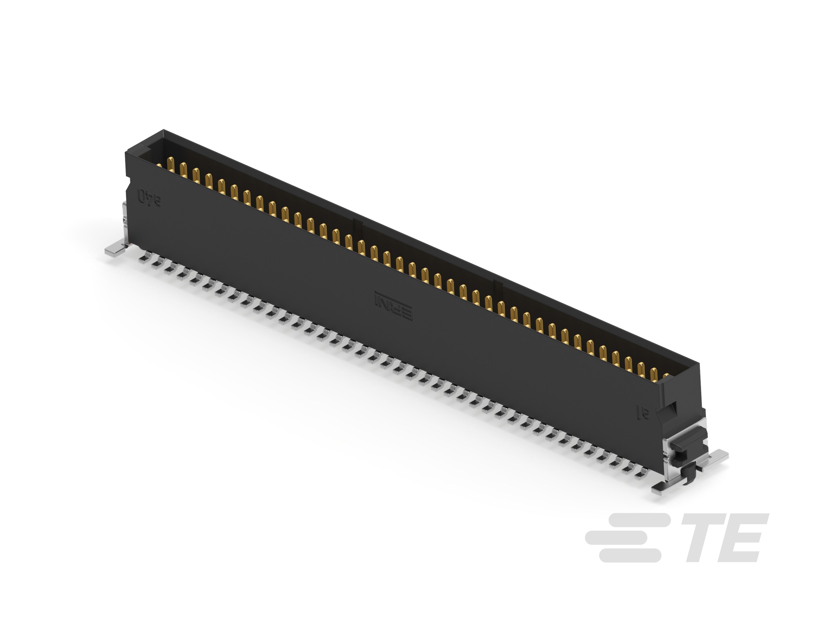 244858-E : ERNI PCB Headers & Receptacles | TE Connectivity