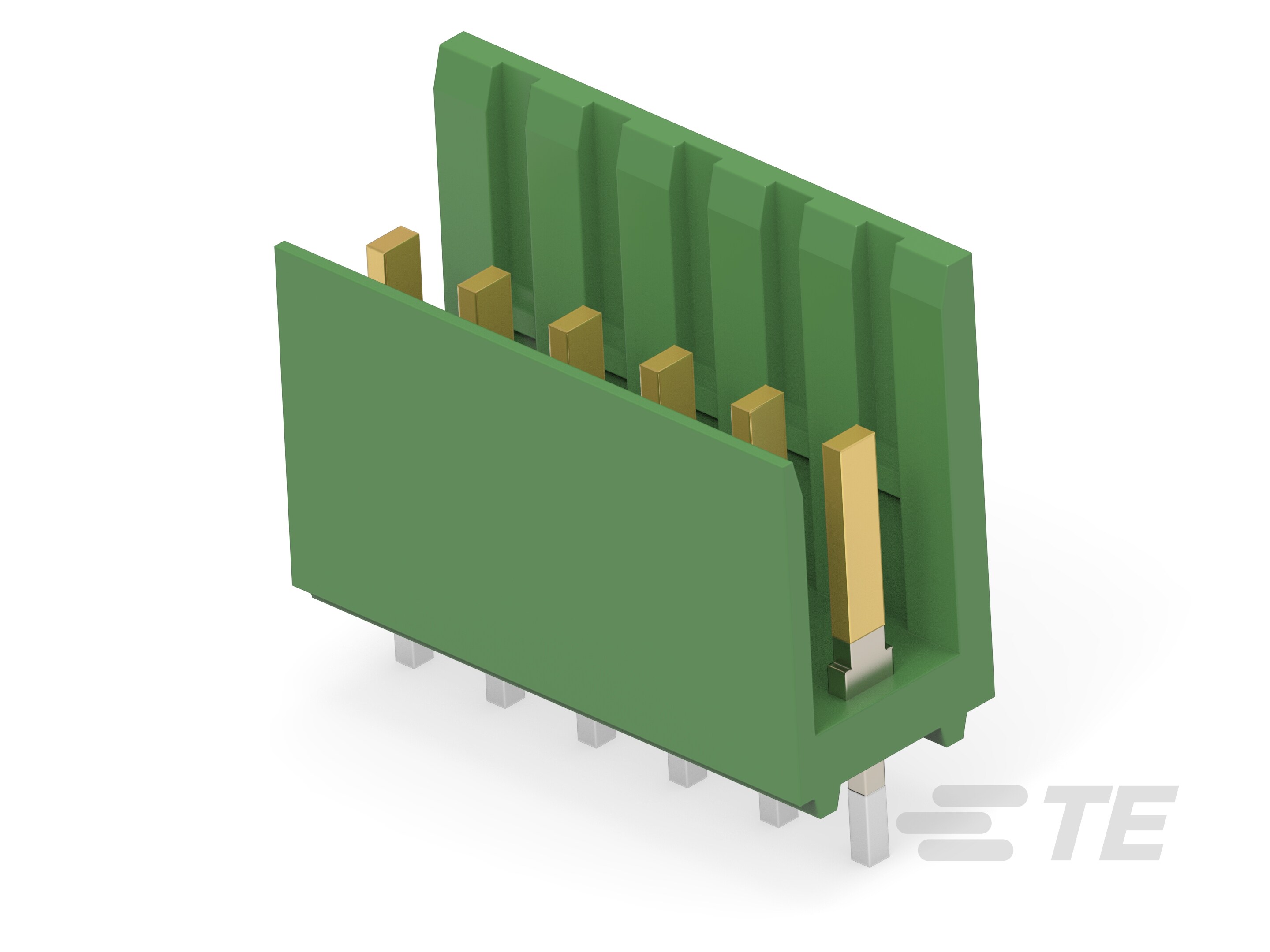 6P MOD 1 SHROUDED HEADER, ST, 0.4 Au-280611-2