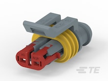 Connettore Superseal 5 PIN POLI VIE AMP Tyco Fiat Fire