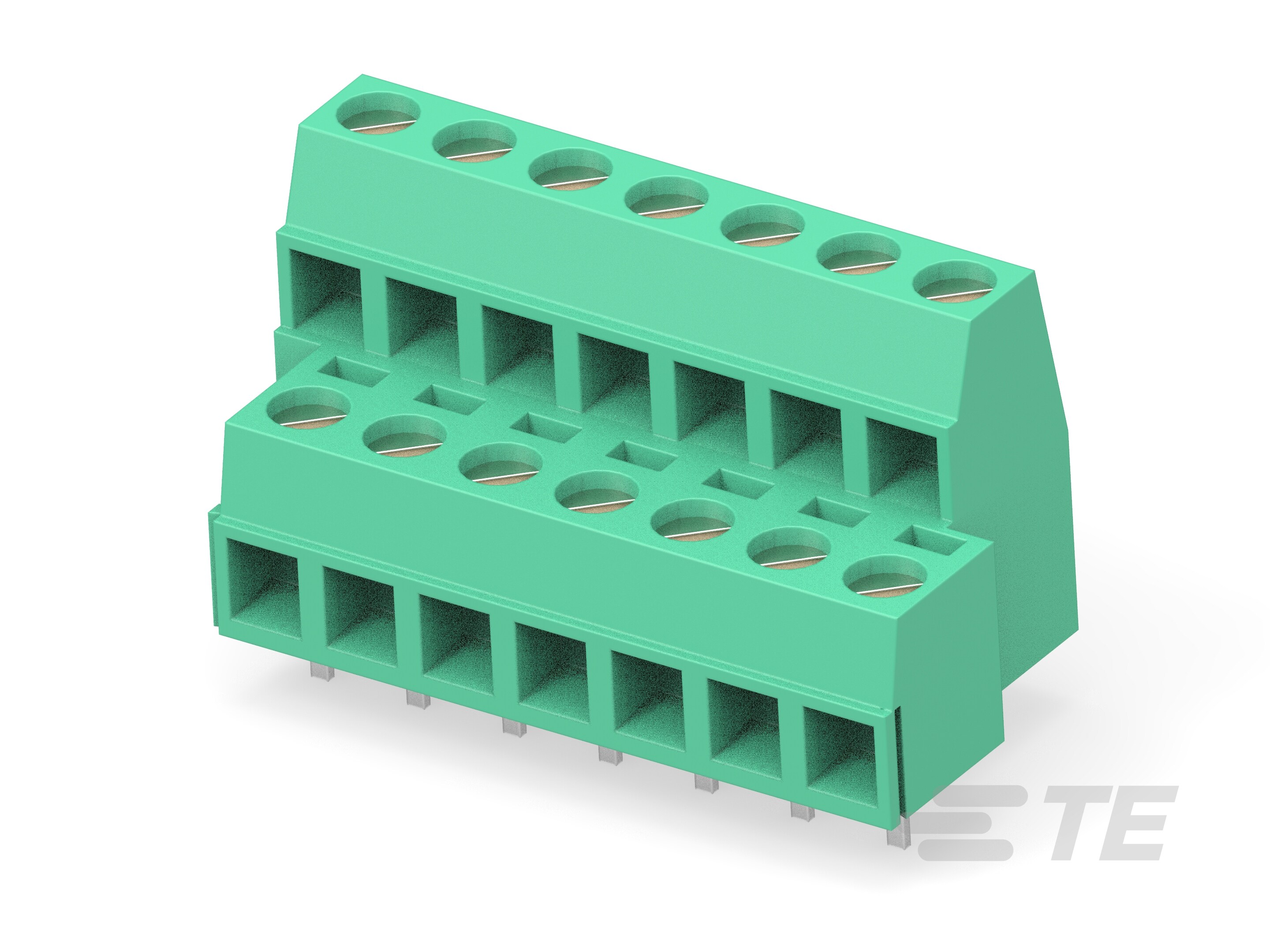 TERMI-BLOK,PCB MNT,2LV,4POS,5M-282868-7