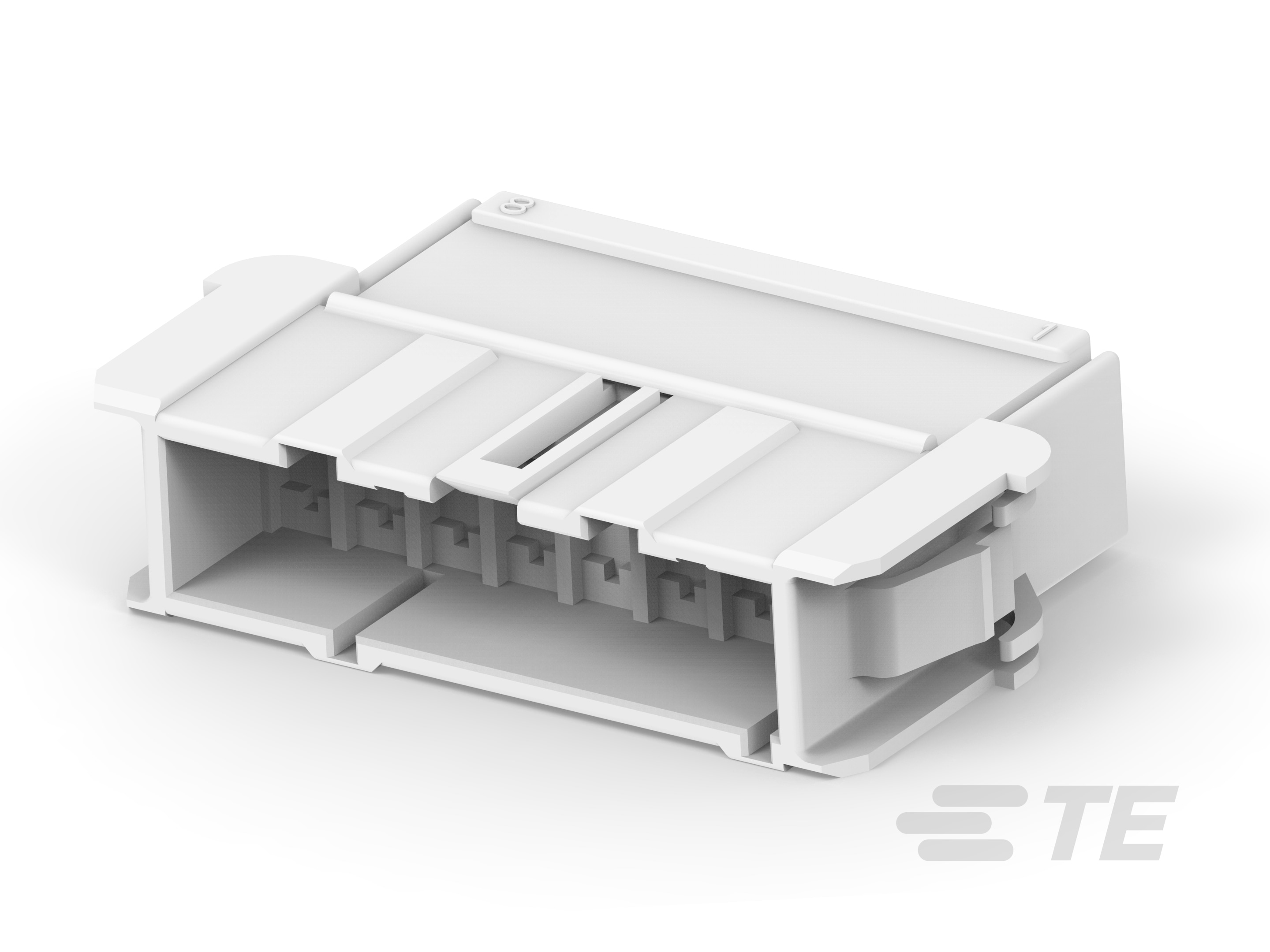 8 POS. FASTIN-FASTON CONN. TAB HSG, RAST-284986-1