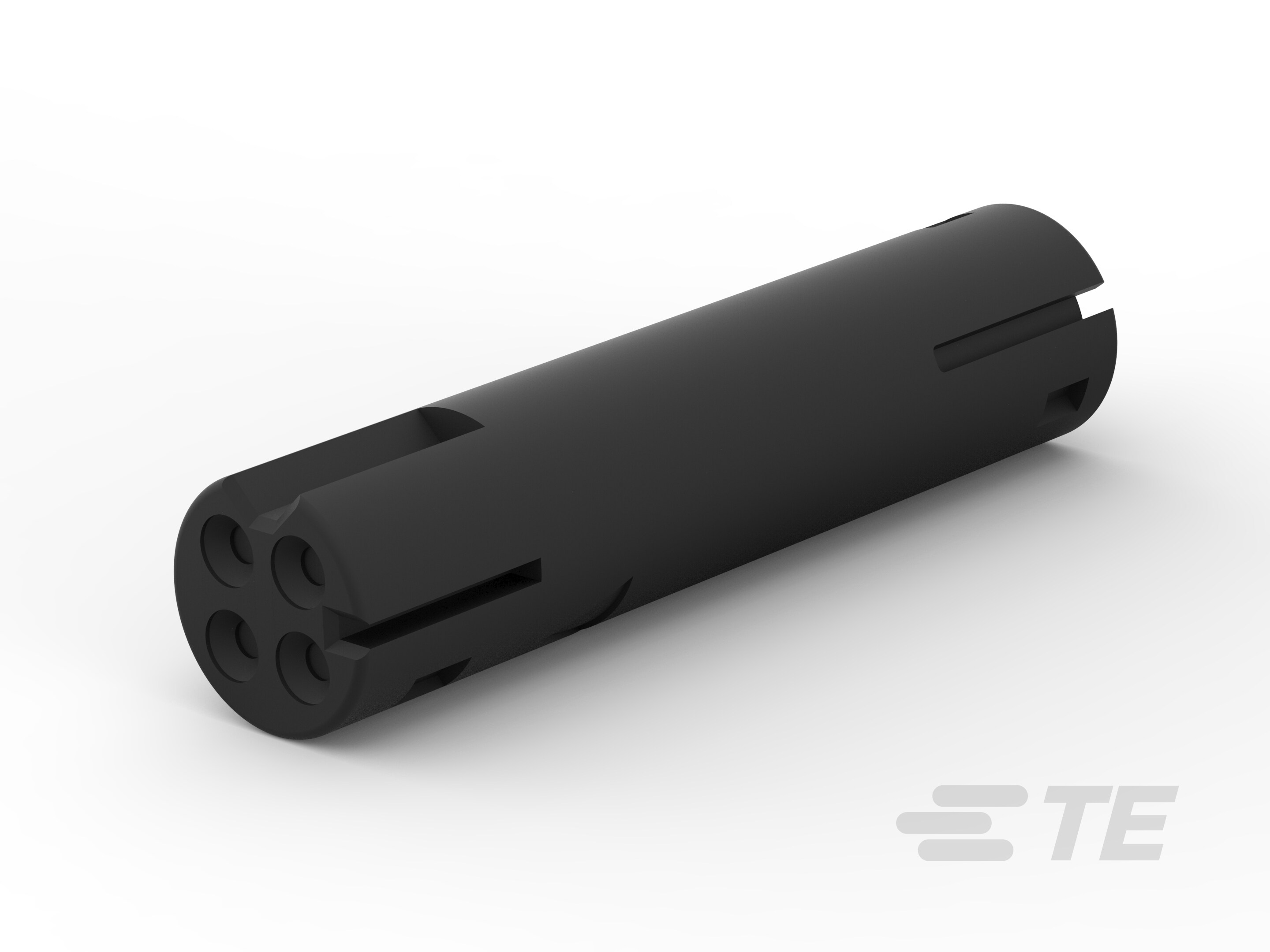 4 POS. LOW VOLTAGE REC. CONN. HSG(BLACK)-293699-2