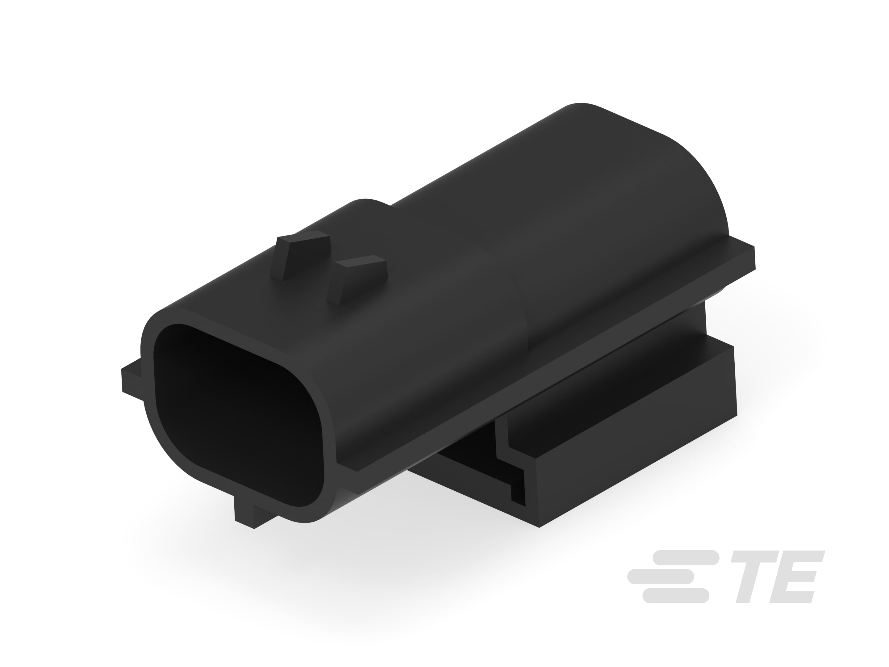 2 WAY TAB HOUSING BLACK  ECONO-344274-1