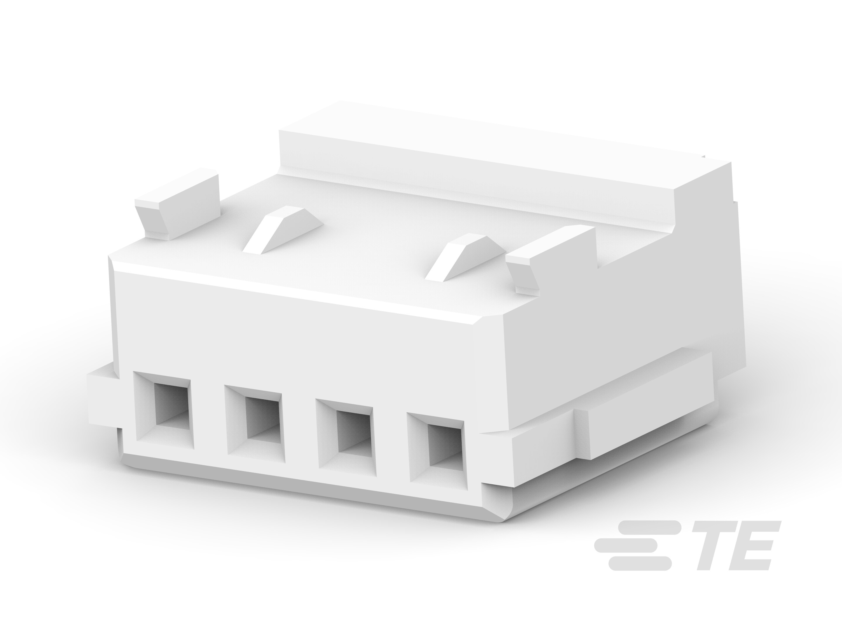 CT REC HSG 4P CRIMP TYPE WHITE-353908-4