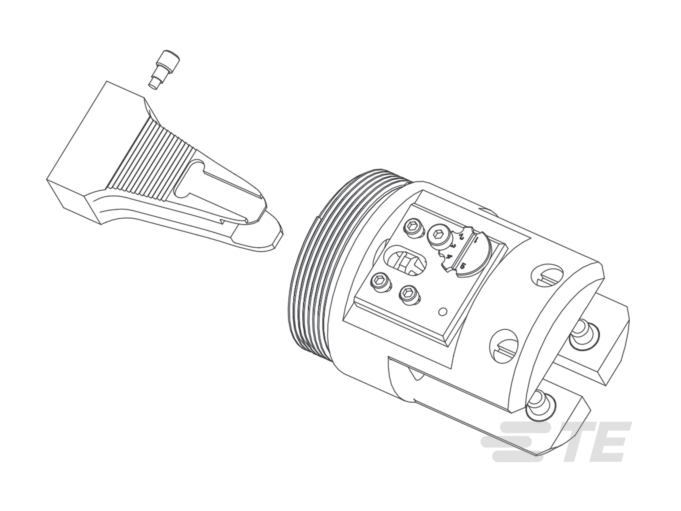TOOL HOLDER ASSY, STRHT ACTION-356304-1