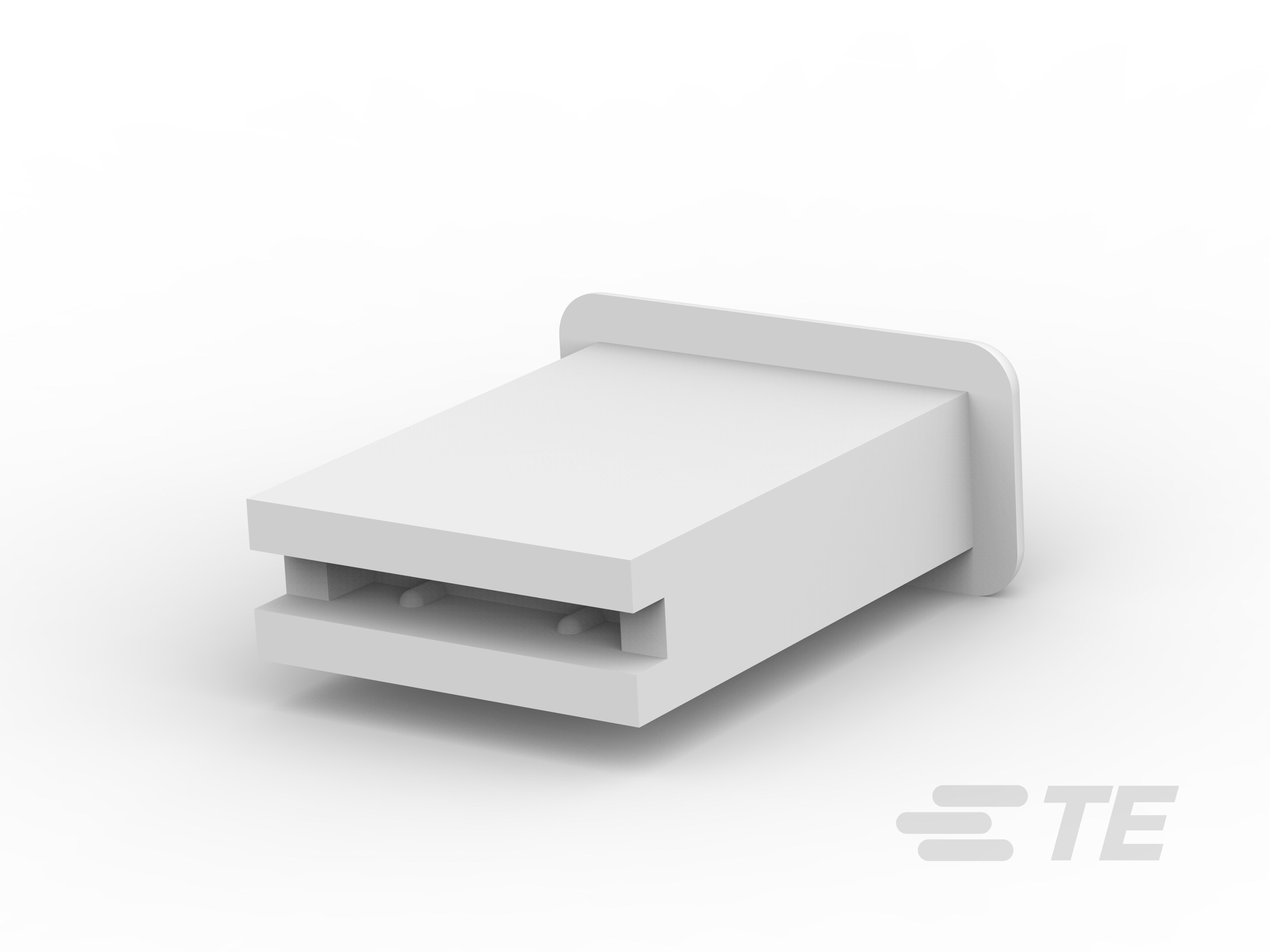 187 FASTON HSG.,TAB,1 POS,NATRUAL-360041-1