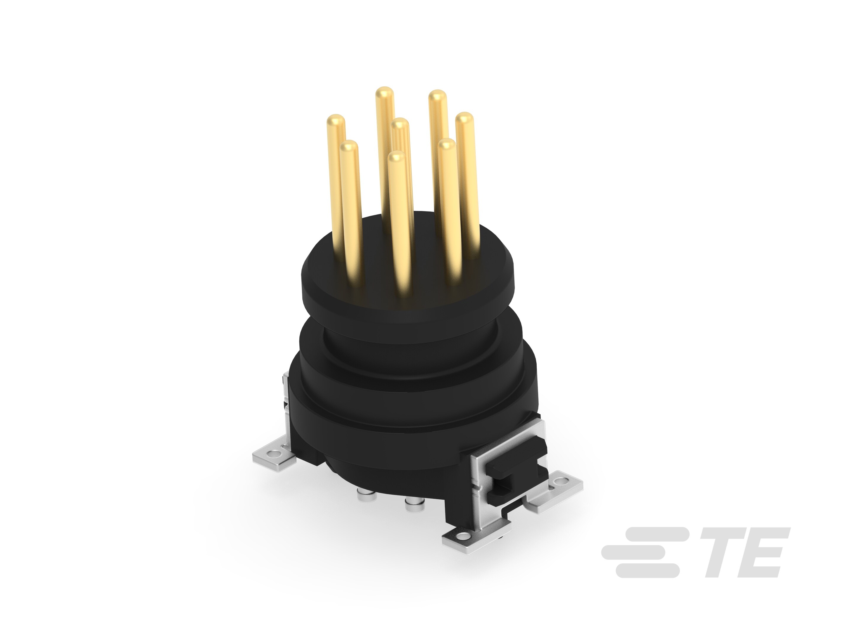 M12 MALE, UNI CODE, 8P, 10.5MM SMT, DI-364777-E