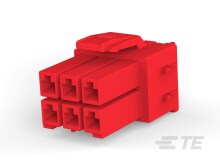 PDL 6P PLUG 3.96 D/R(GWT) RED-368576-2