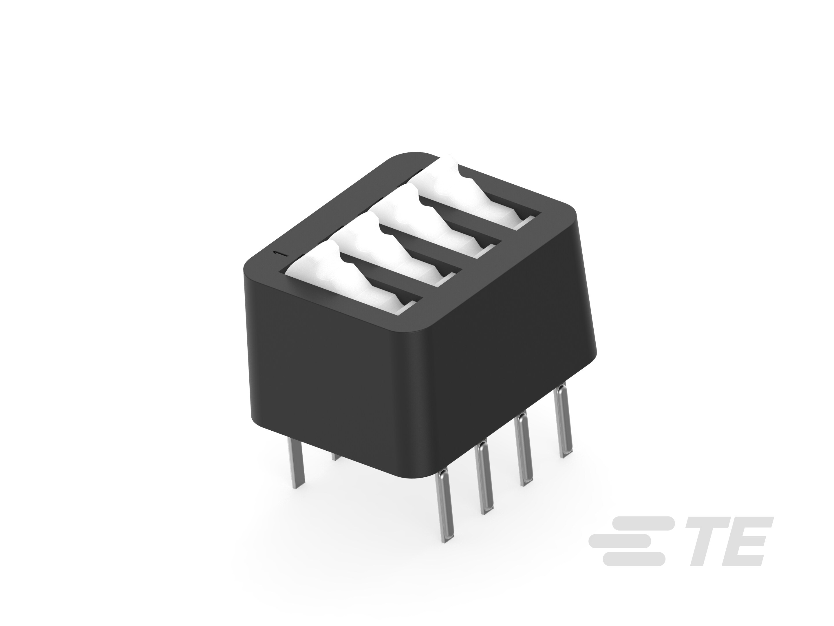 DIP SW ASSY-BLK SPST-4POS-435166-2