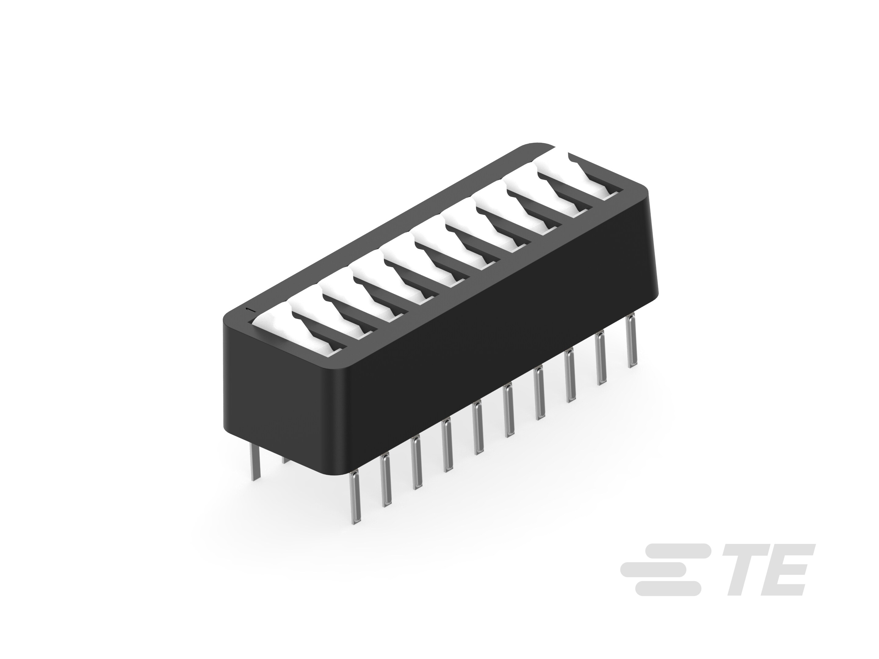 DIP SW ASSY-BLK SPST-10POS-435166-7