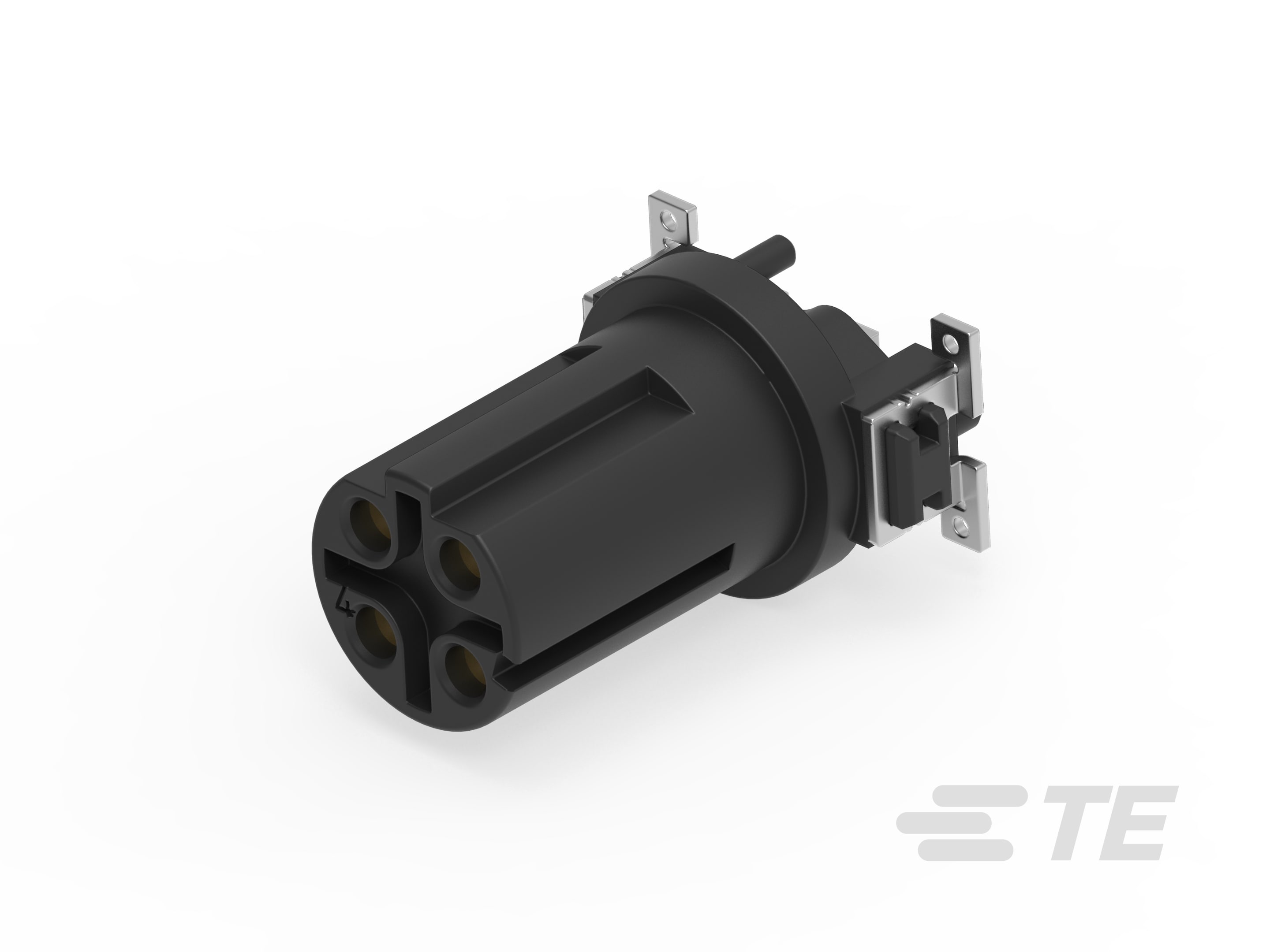 M12 FEMALE, D CODE, 4P, 17MM SMT-454949-E