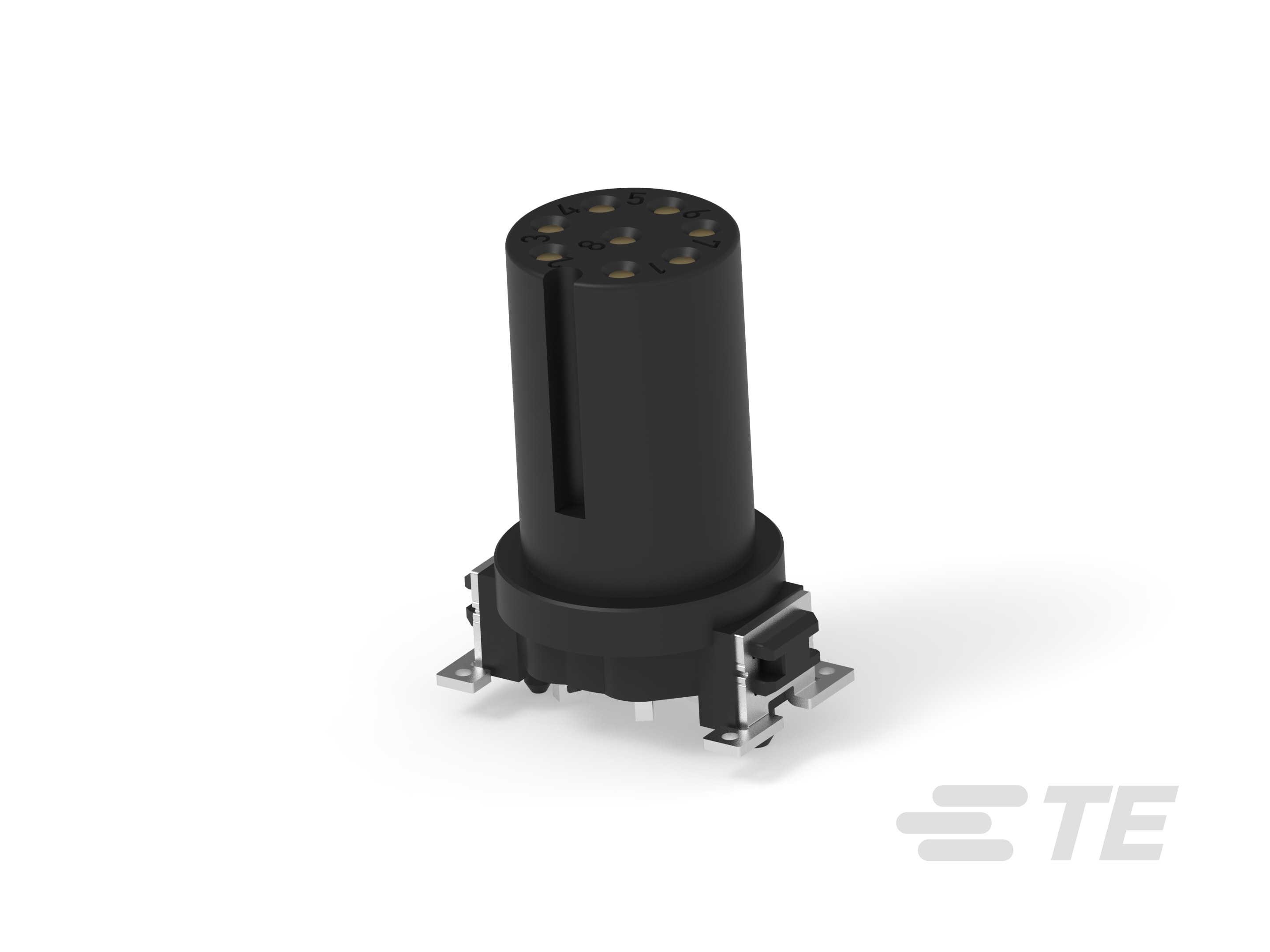M8 FEMALE, A CODE, 6P, 16.25MM SMT-464561-E