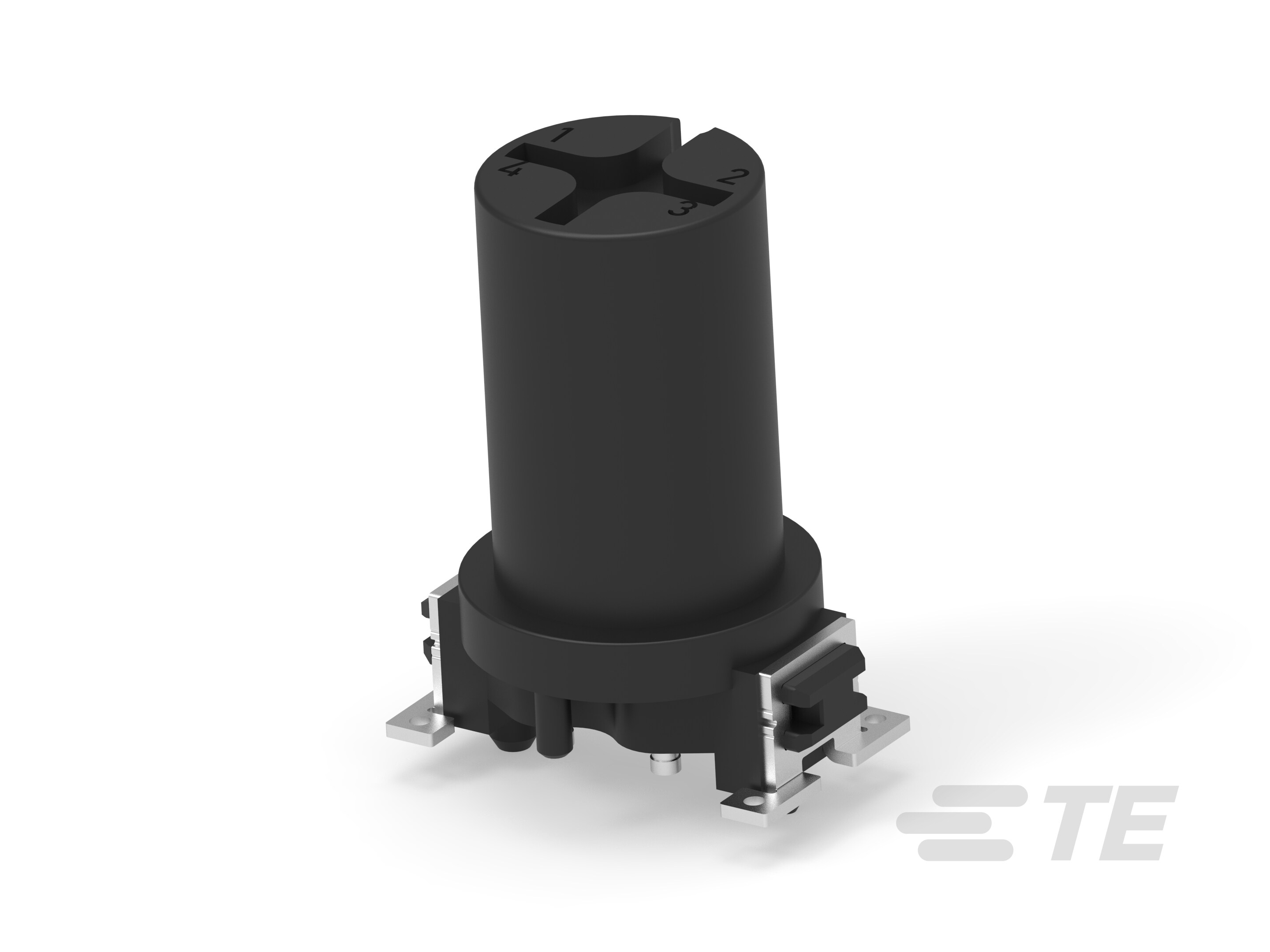 M12 FEMALE, A CODE, 4P, 17MM SMT-474053-E
