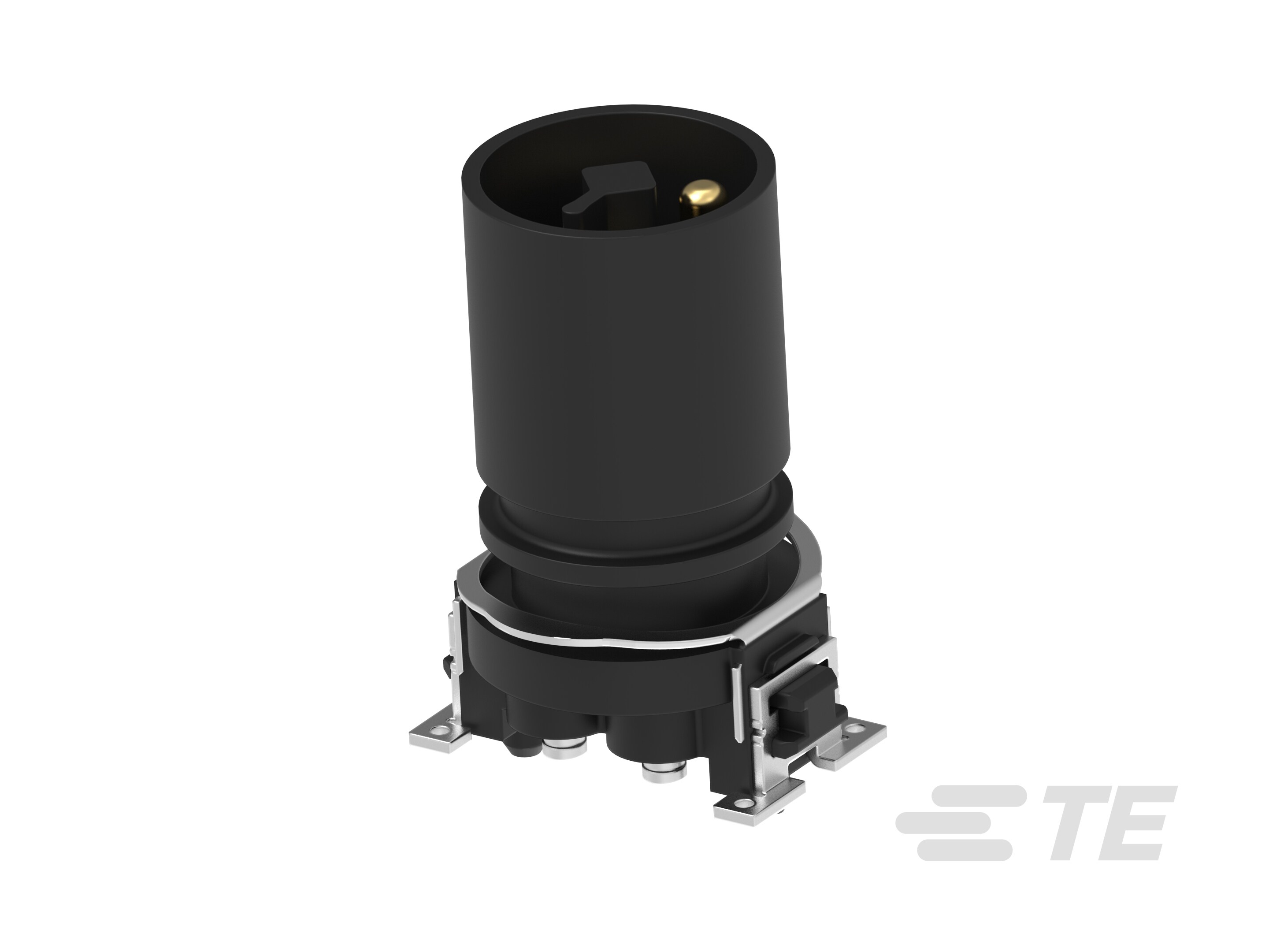 M12 MALE, T CODE, 4P, 10.5MM SMT-474580-E