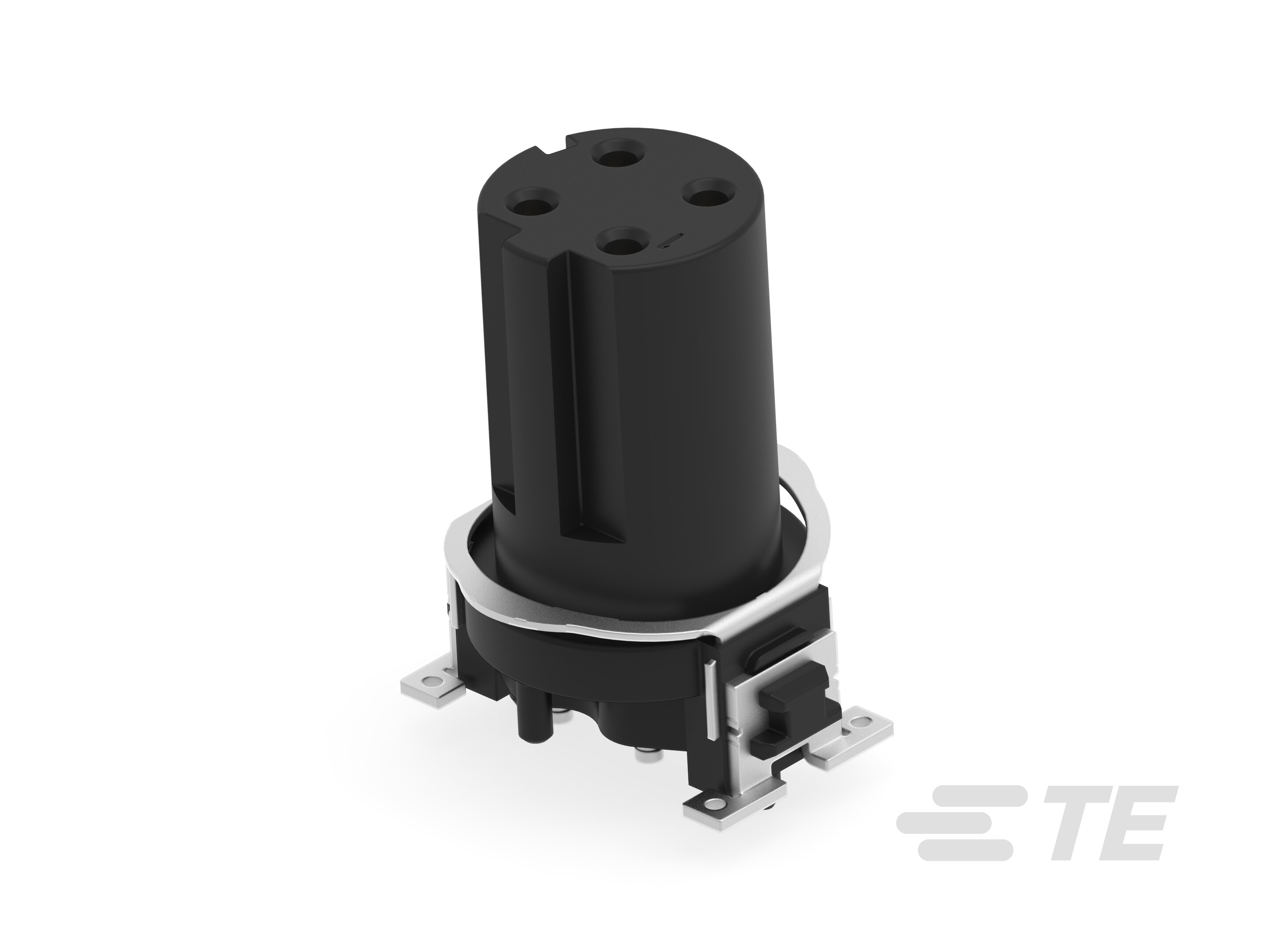 M12 FEMALE, D CODE, 4P, 17MM SMT-484936-E