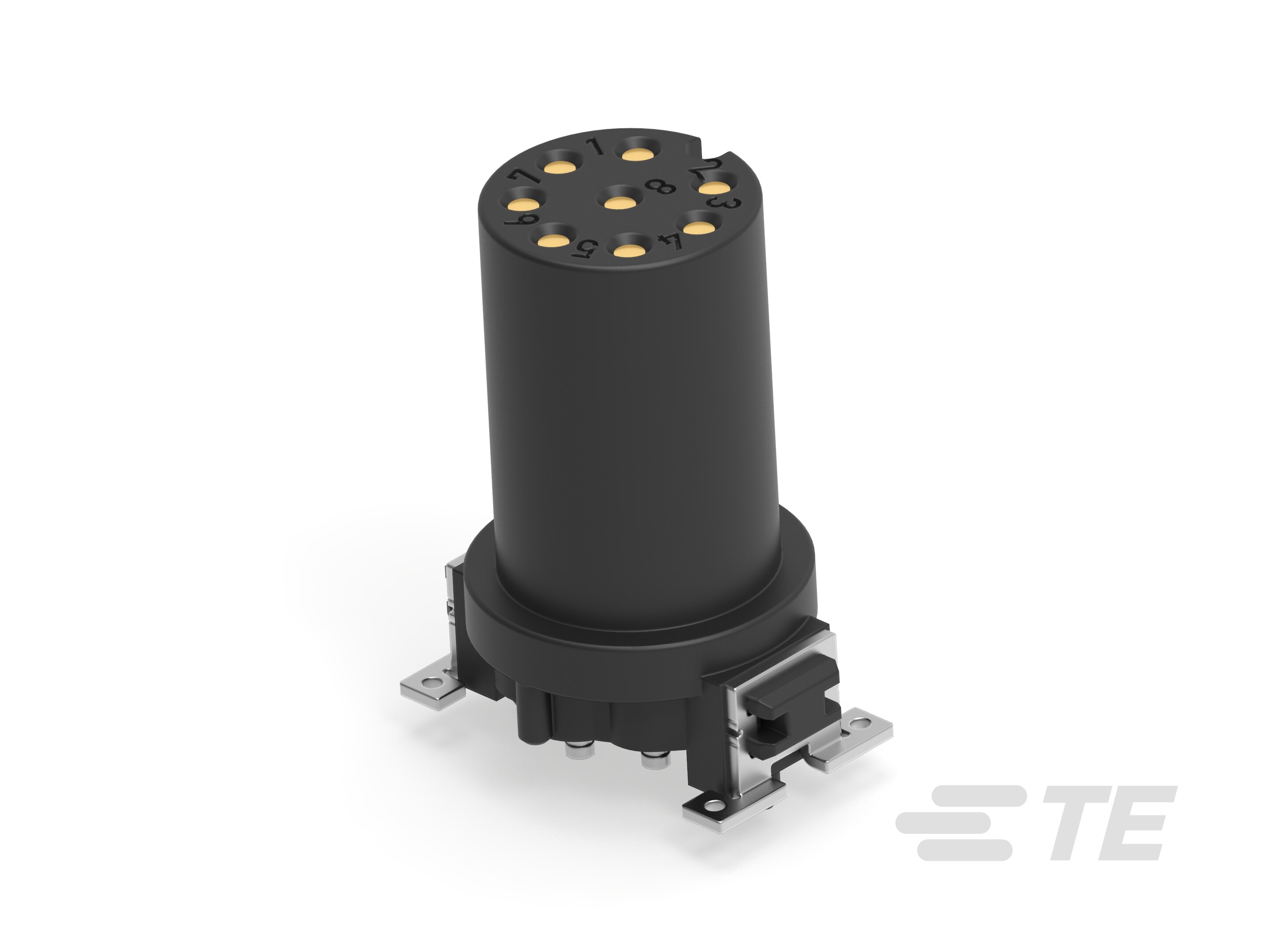 M12 FEMALE, A CODE, 8P, 17MM SMT-494166-E