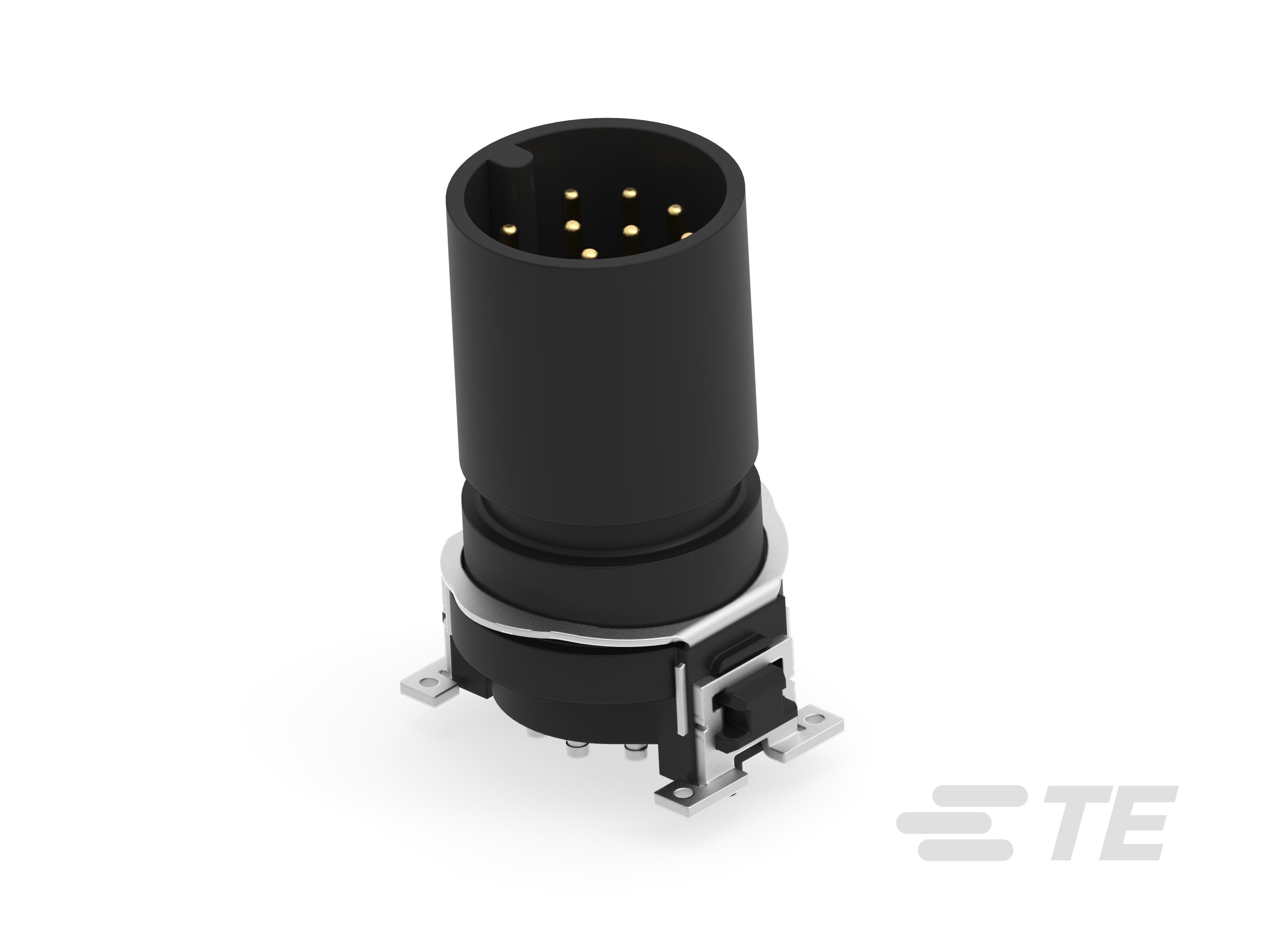 M12 MALE, A CODE, 12P, 10.5MM SMT-494518-E