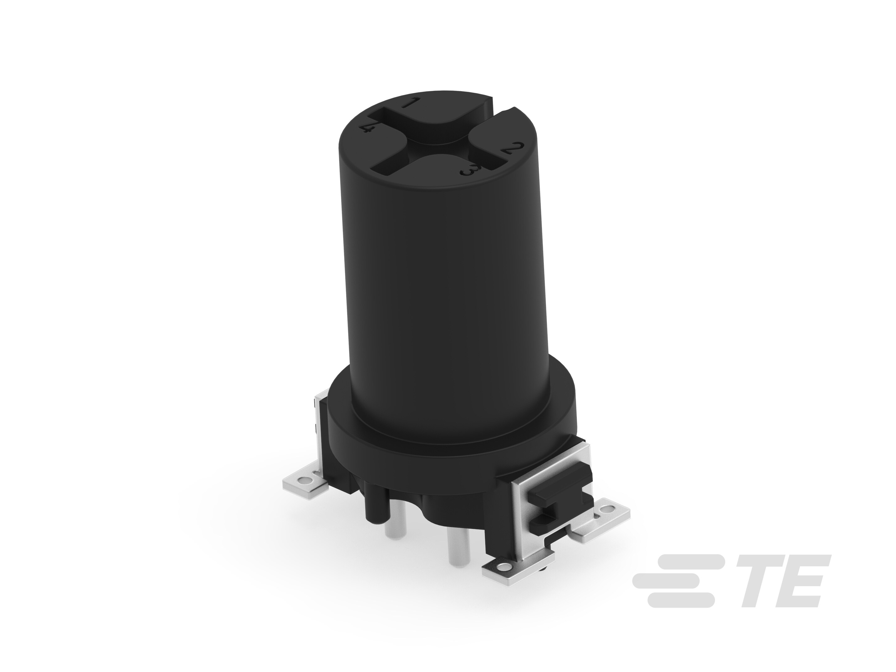 M12 FEMALE, A CODE, 4P, 17MM THR-515928-E