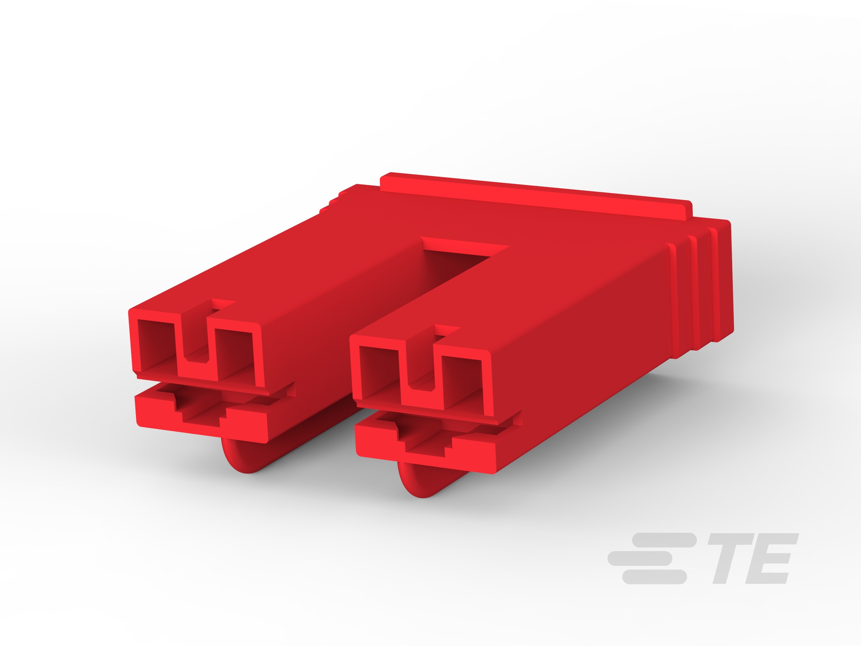 PL 250 HOUSING RECEPTACLE RED NYLON 6/6-521229-2