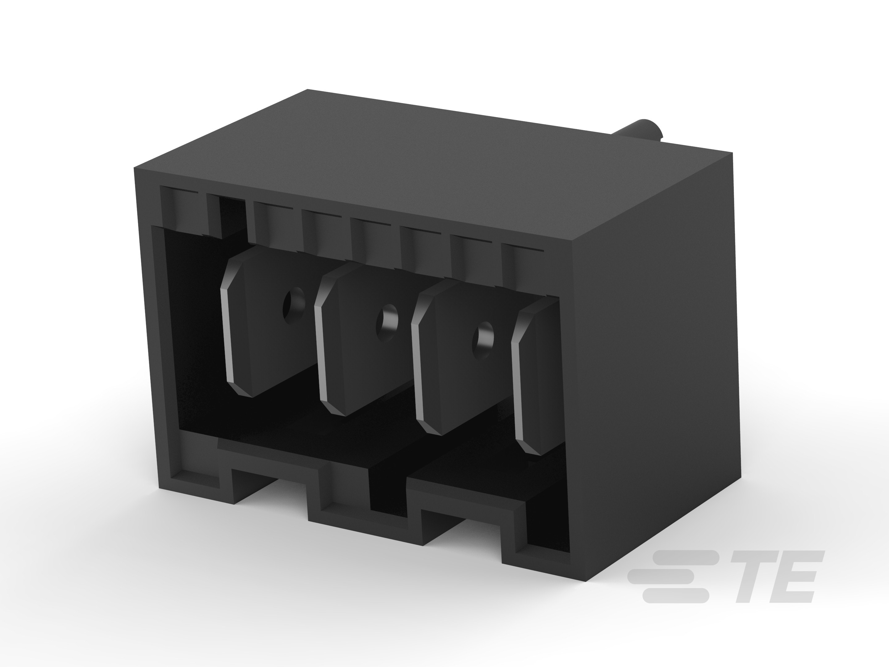 ASSY DIN VERT RAST5 HEADER04-A-521383-4
